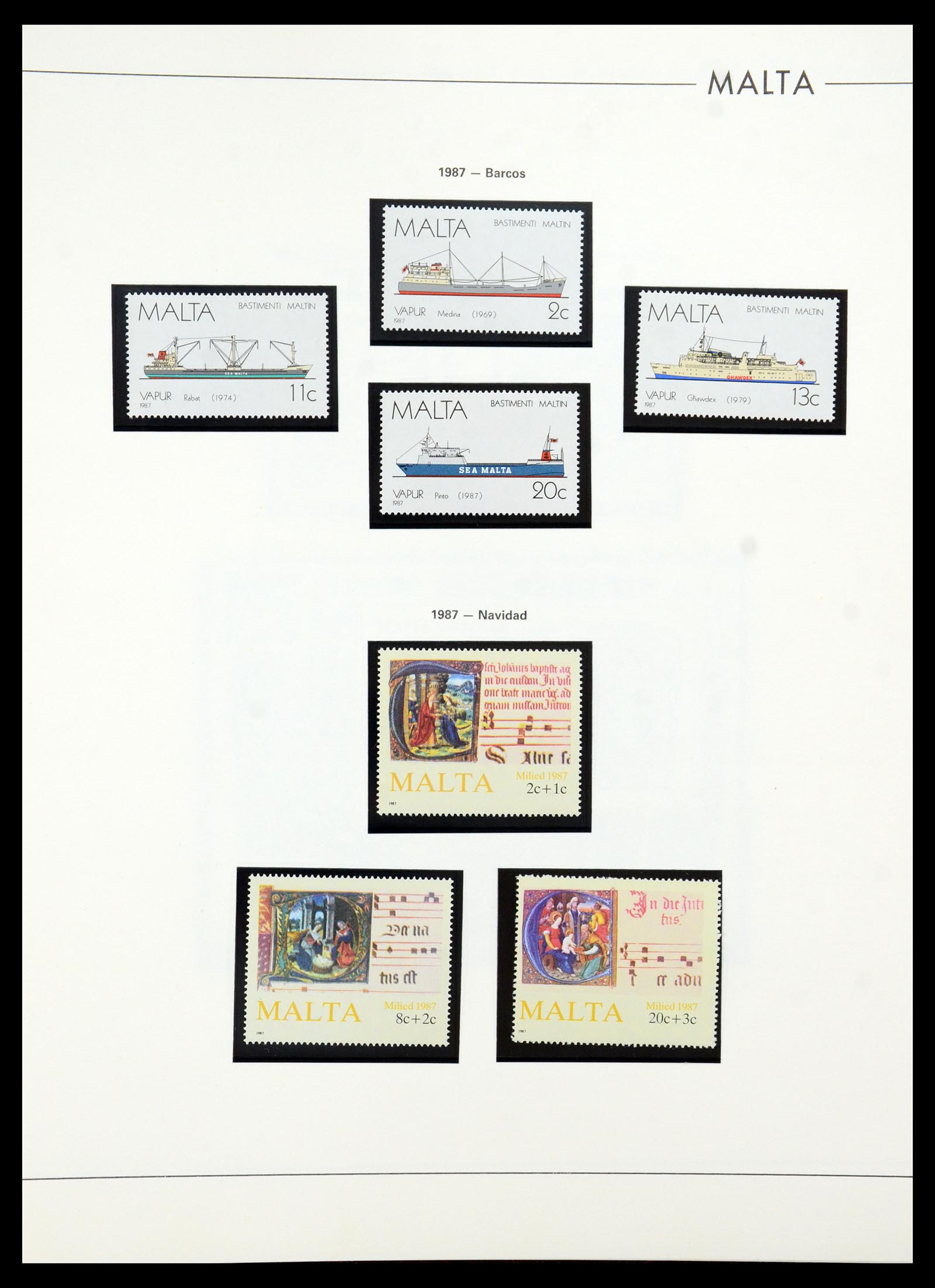 36024 060 - Postzegelverzameling 36024 Malta 1937-2007.