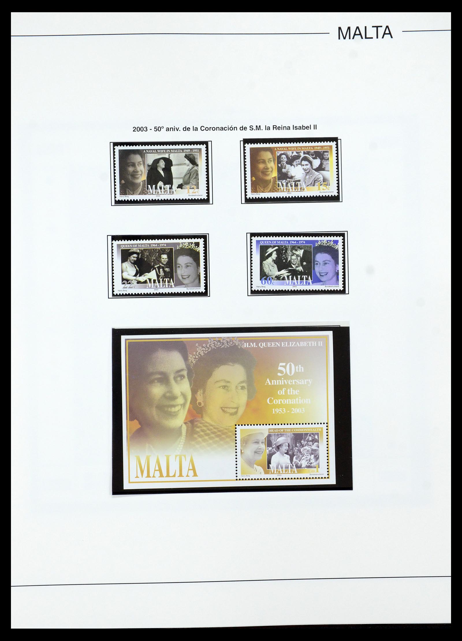 36024 125 - Postzegelverzameling 36024 Malta 1937-2007.