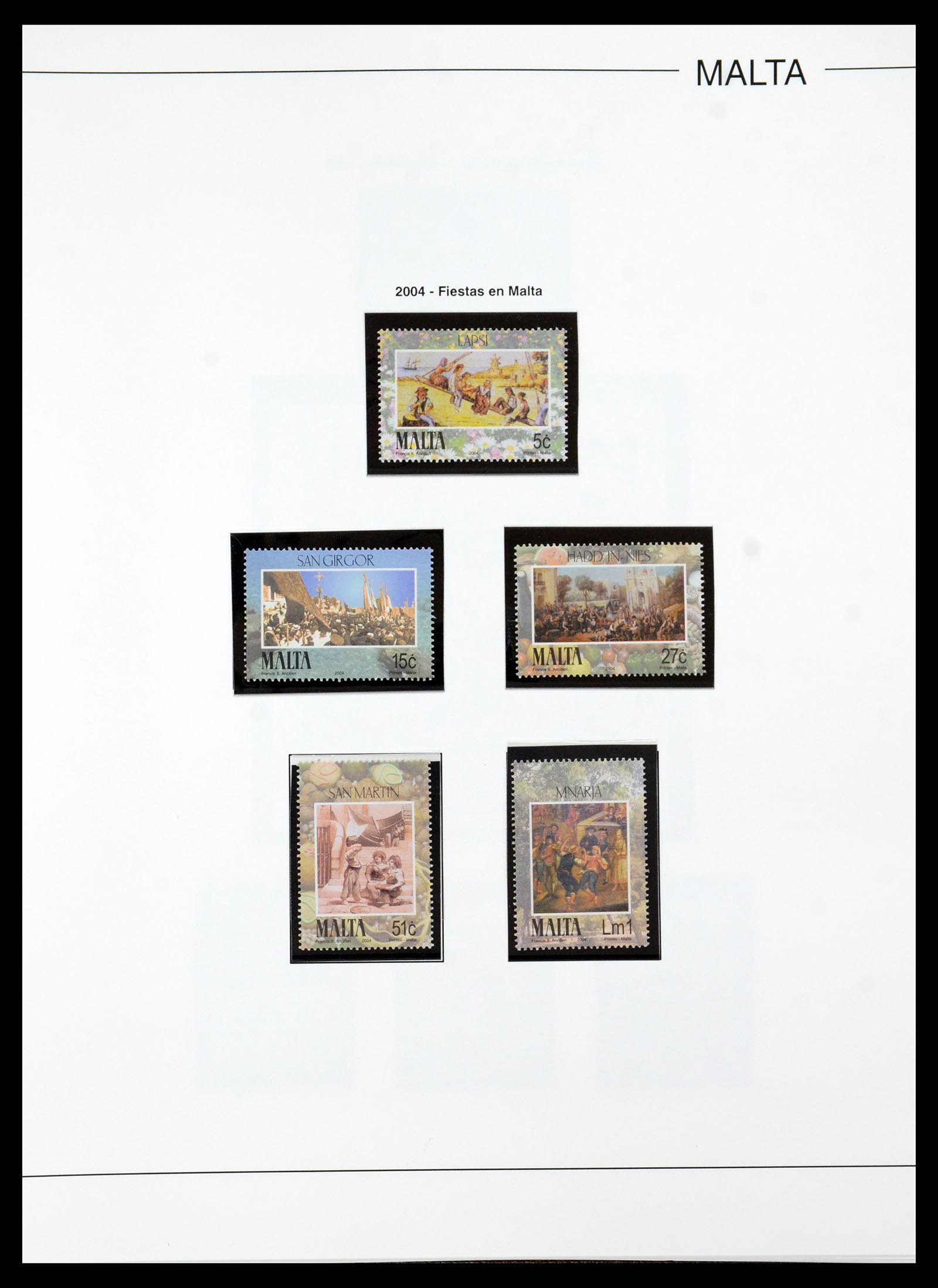 36024 138 - Postzegelverzameling 36024 Malta 1937-2007.