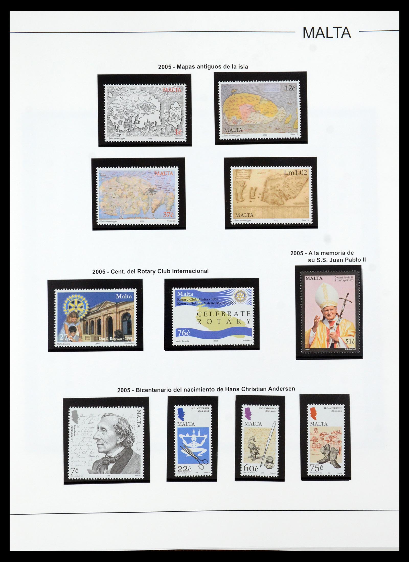36024 141 - Stamp collection 36024 Malta 1937-2007.