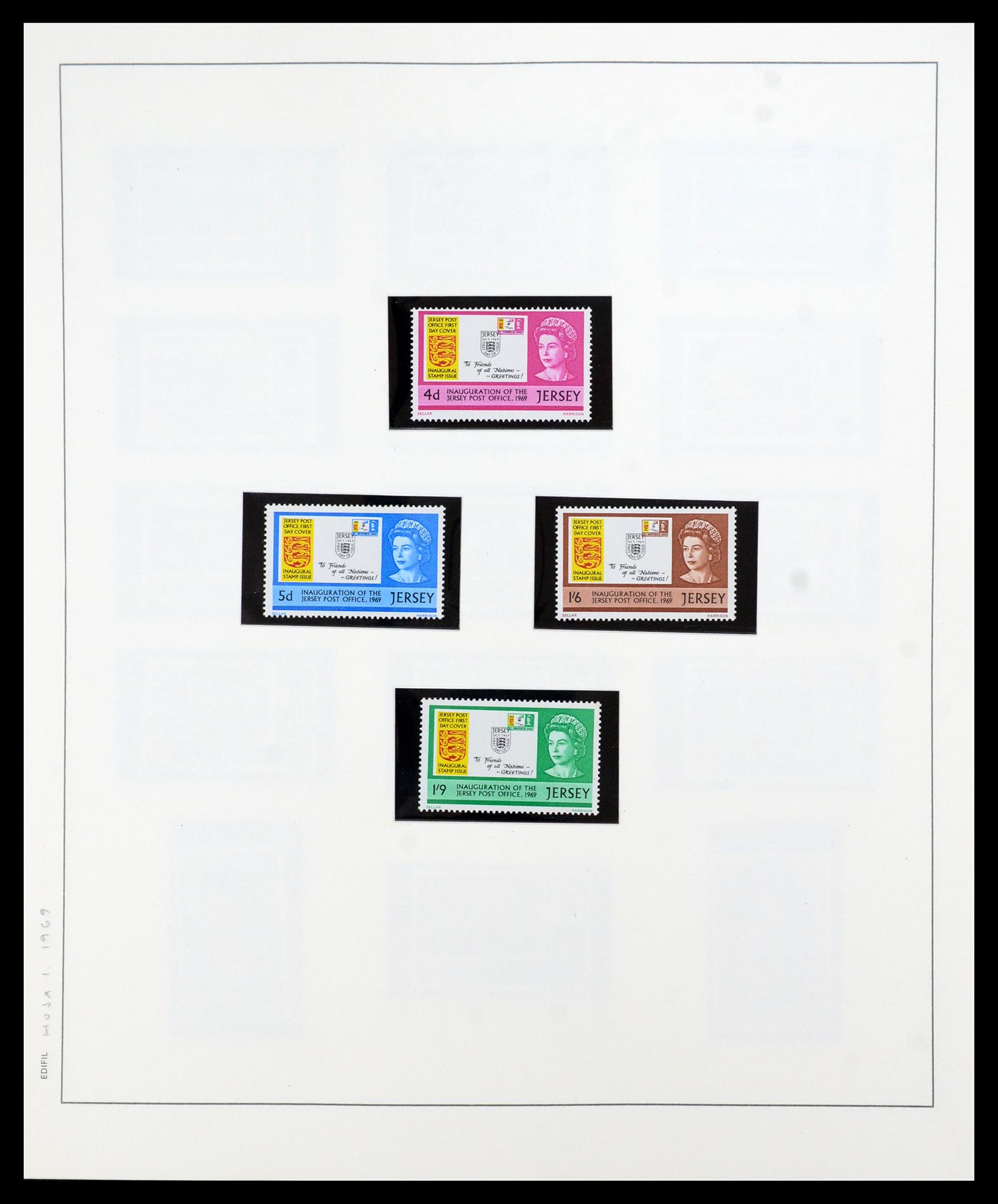 36025 001 - Postzegelverzameling 36025 Kanaaleilanden 1969-2007.