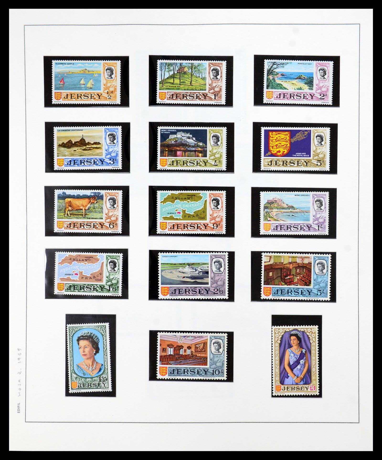 36025 002 - Postzegelverzameling 36025 Kanaaleilanden 1969-2007.