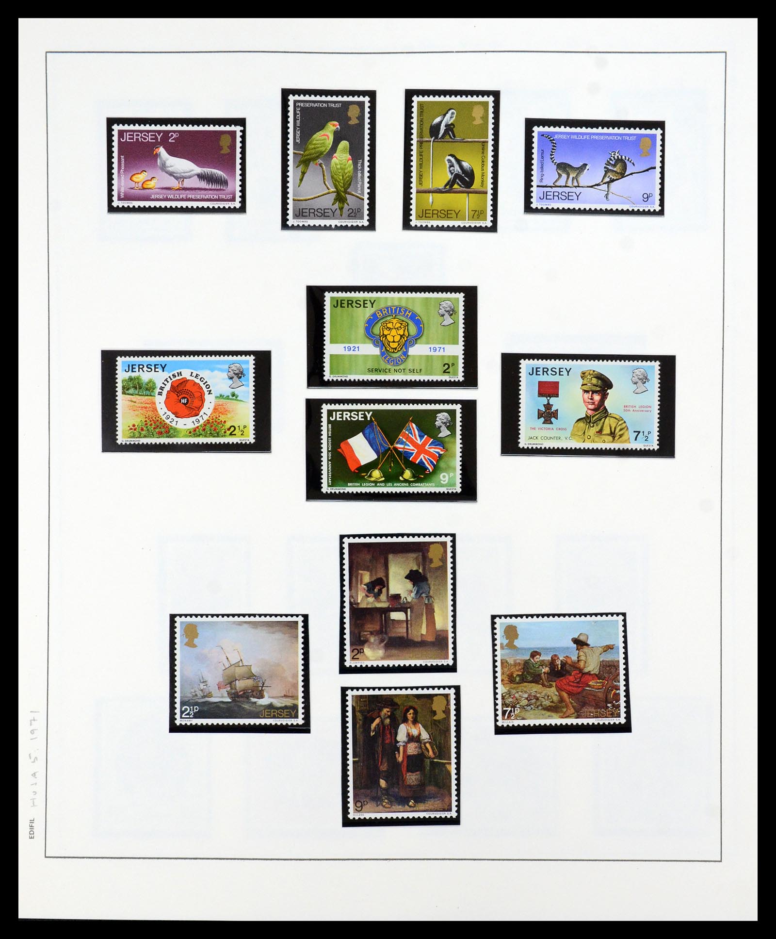 36025 005 - Postzegelverzameling 36025 Kanaaleilanden 1969-2007.