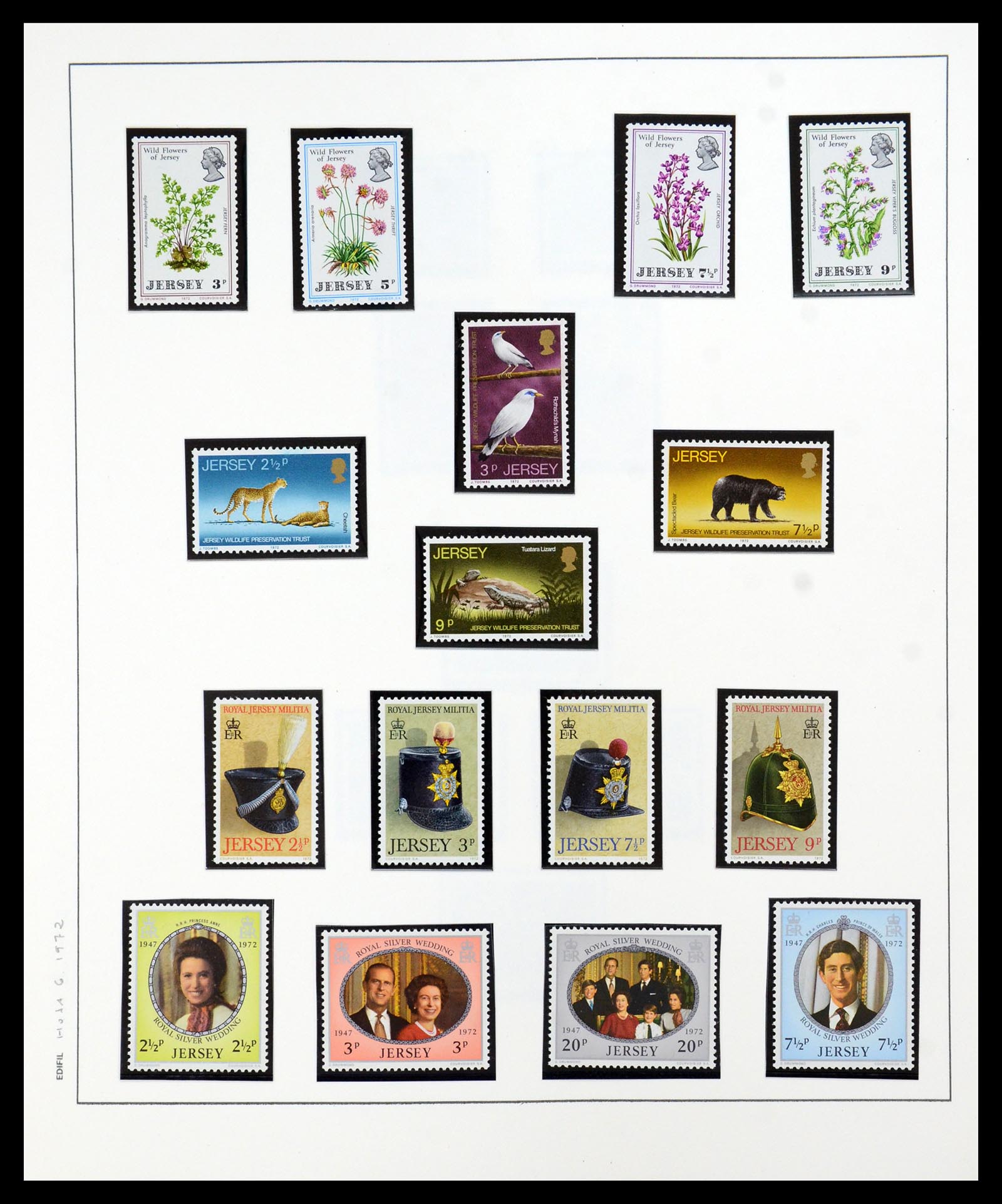 36025 006 - Postzegelverzameling 36025 Kanaaleilanden 1969-2007.