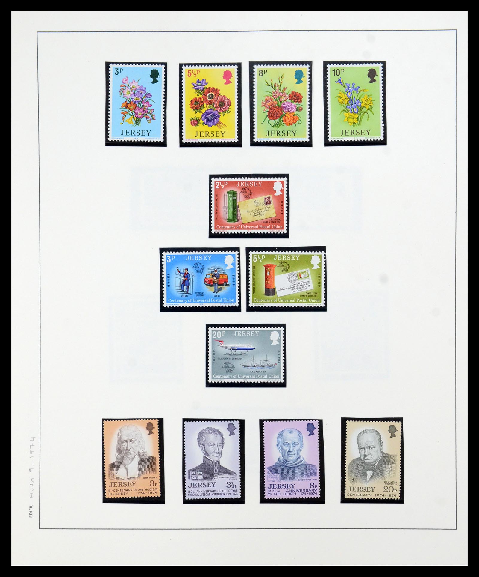 36025 009 - Postzegelverzameling 36025 Kanaaleilanden 1969-2007.