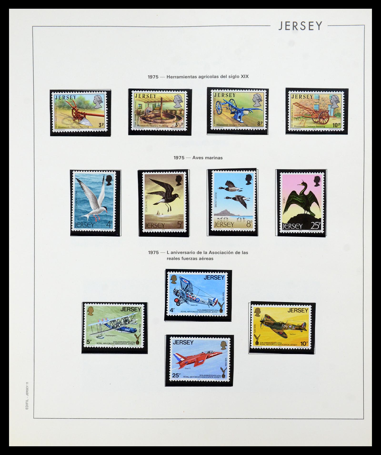 36025 011 - Postzegelverzameling 36025 Kanaaleilanden 1969-2007.
