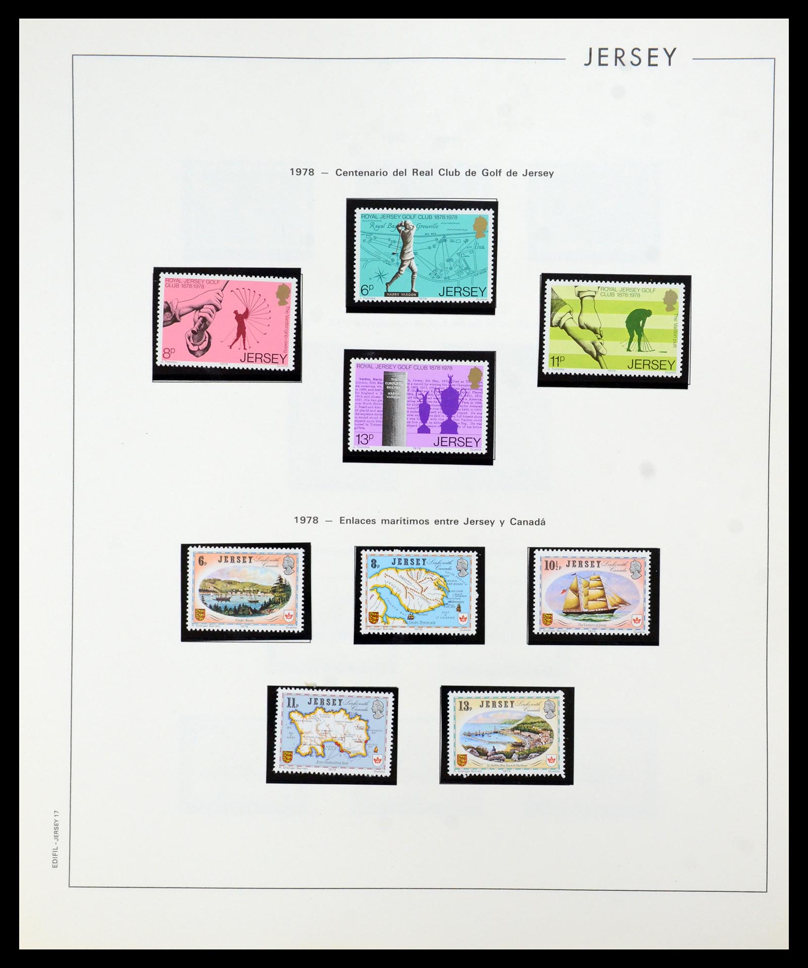 36025 017 - Postzegelverzameling 36025 Kanaaleilanden 1969-2007.