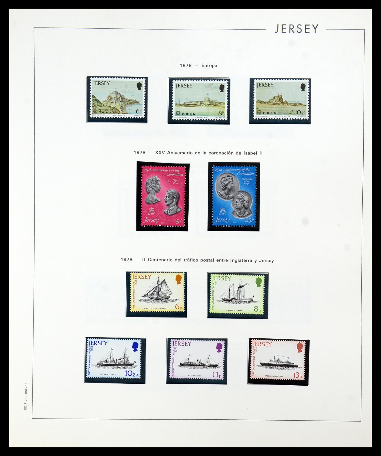 36025 018 - Postzegelverzameling 36025 Kanaaleilanden 1969-2007.