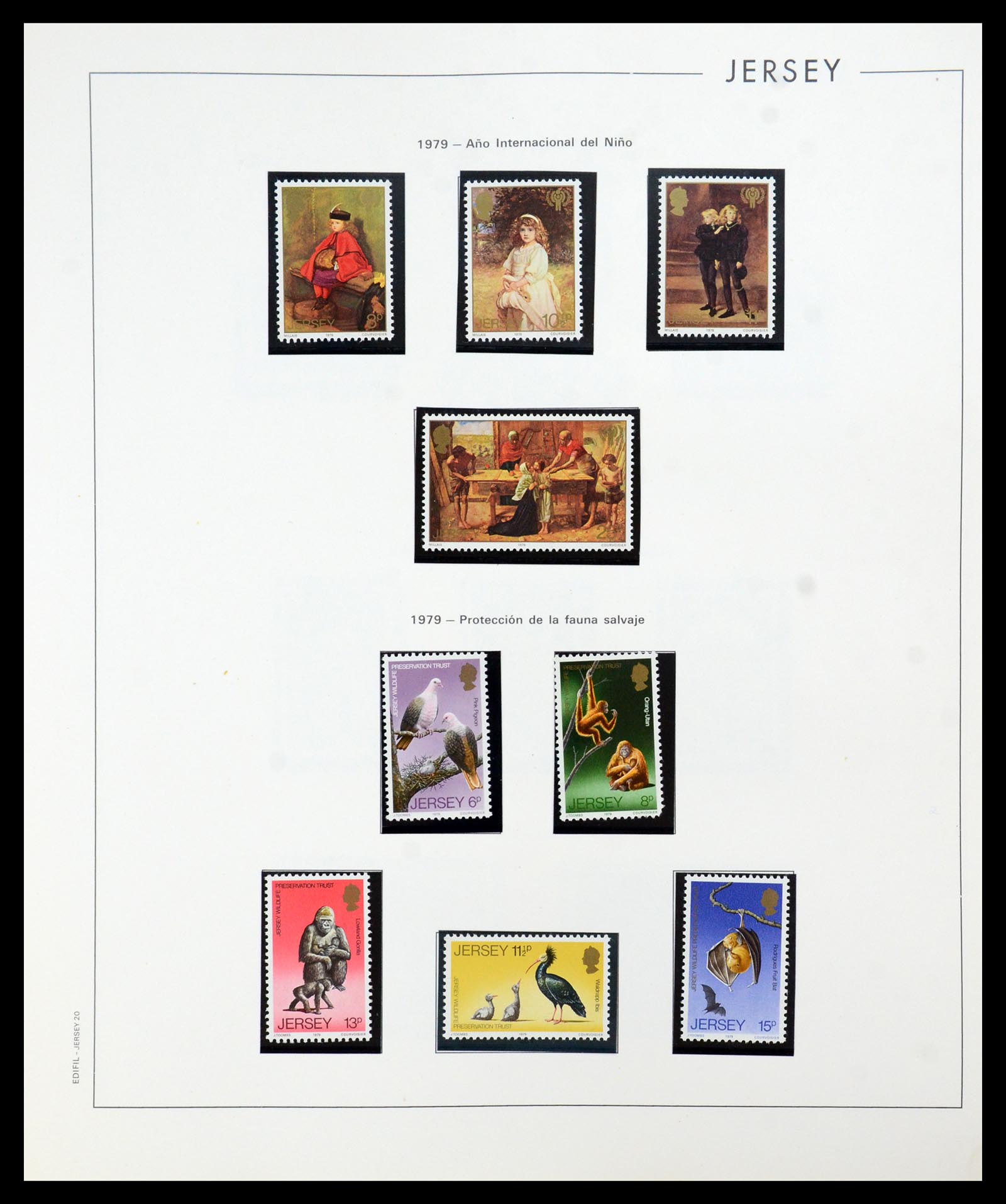 36025 020 - Postzegelverzameling 36025 Kanaaleilanden 1969-2007.