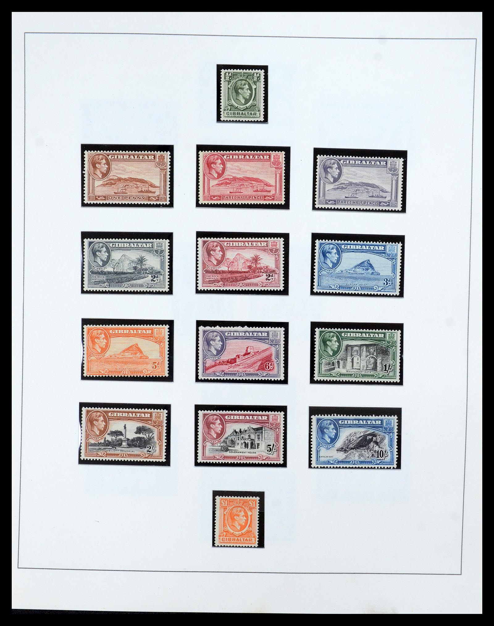 36028 007 - Postzegelverzameling 36028 Gibraltar 1886-2007.
