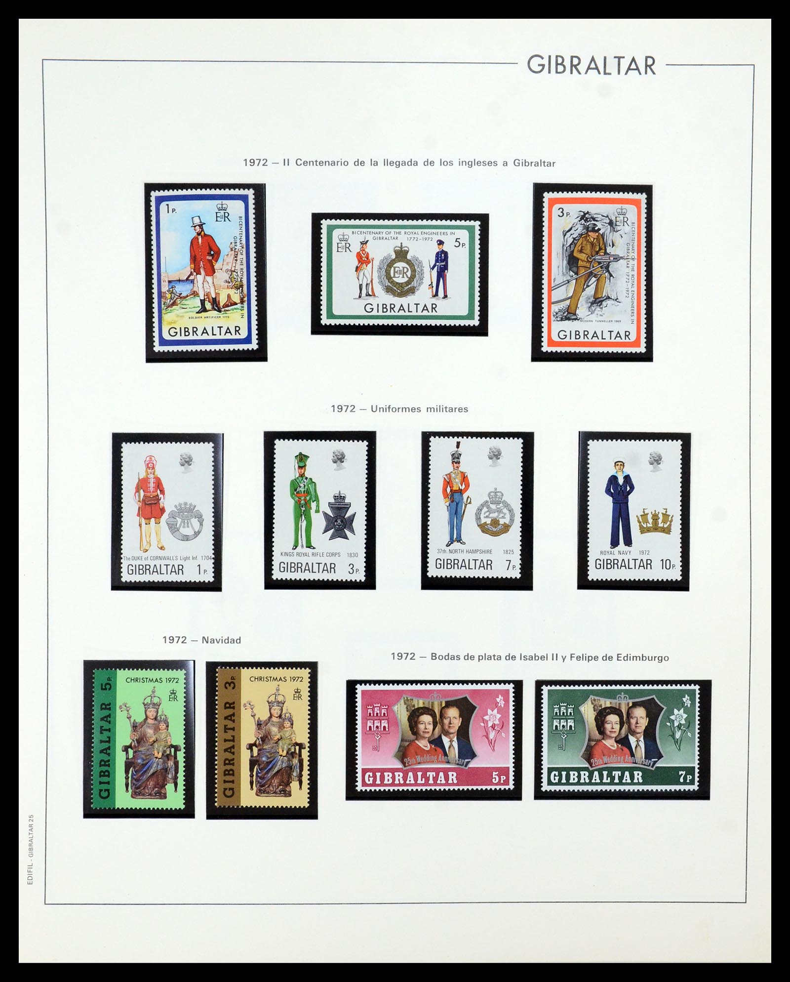 36028 023 - Postzegelverzameling 36028 Gibraltar 1886-2007.