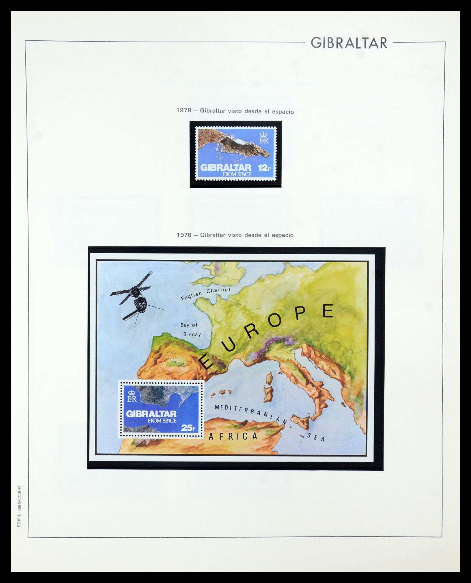 36028 041 - Postzegelverzameling 36028 Gibraltar 1886-2007.