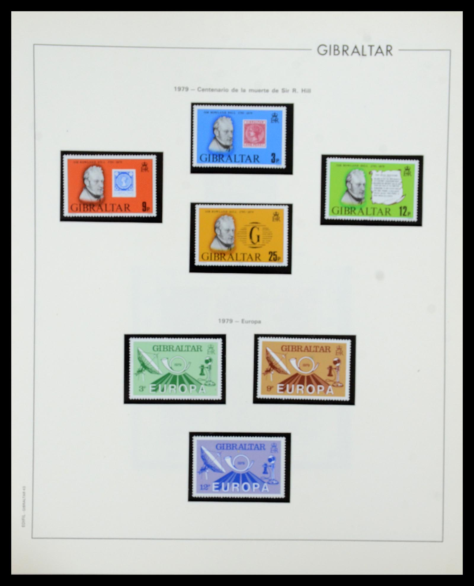 36028 046 - Postzegelverzameling 36028 Gibraltar 1886-2007.