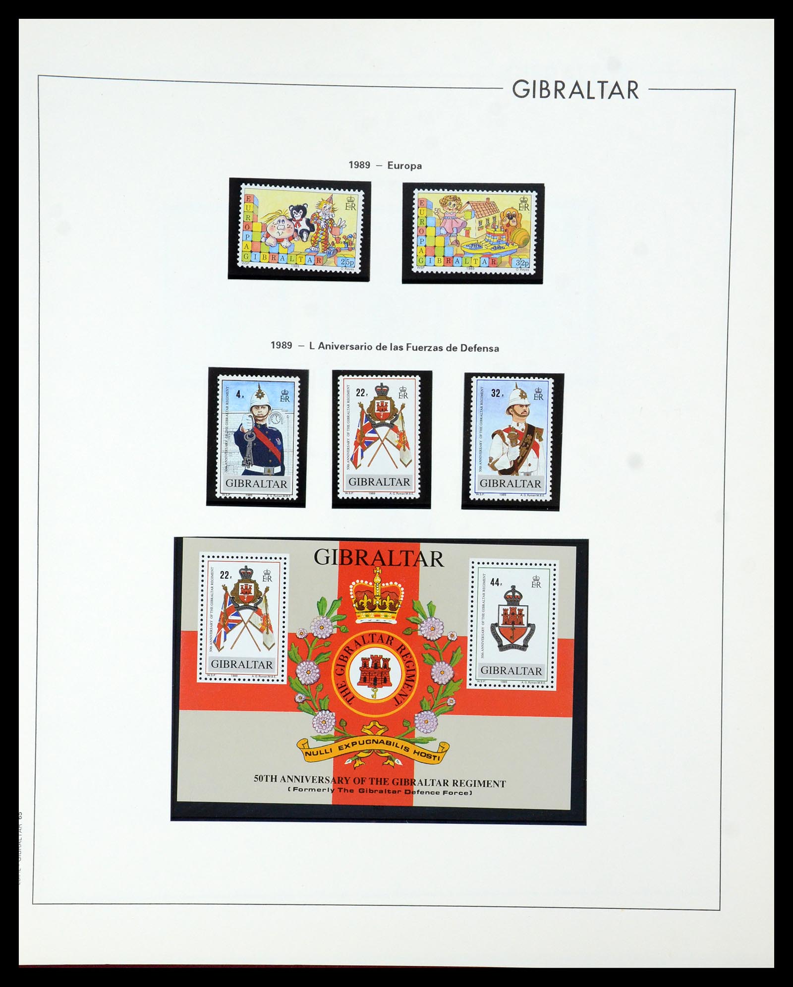 36028 069 - Stamp collection 36028 Gibraltar 1886-2007.