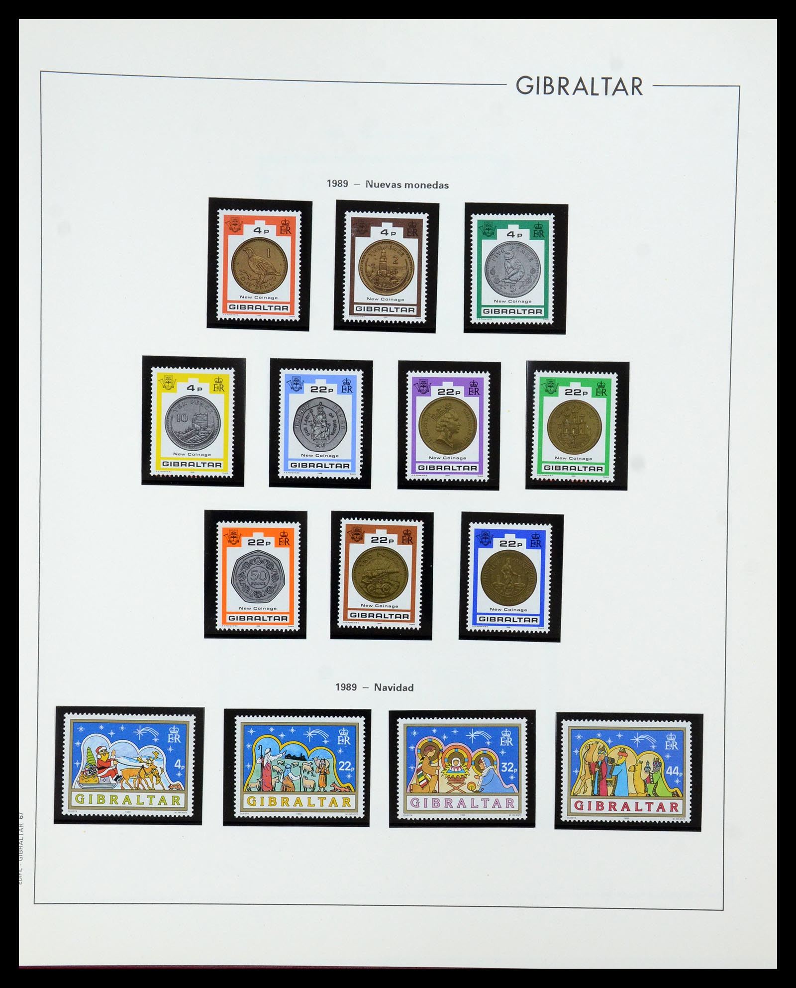 36028 071 - Stamp collection 36028 Gibraltar 1886-2007.