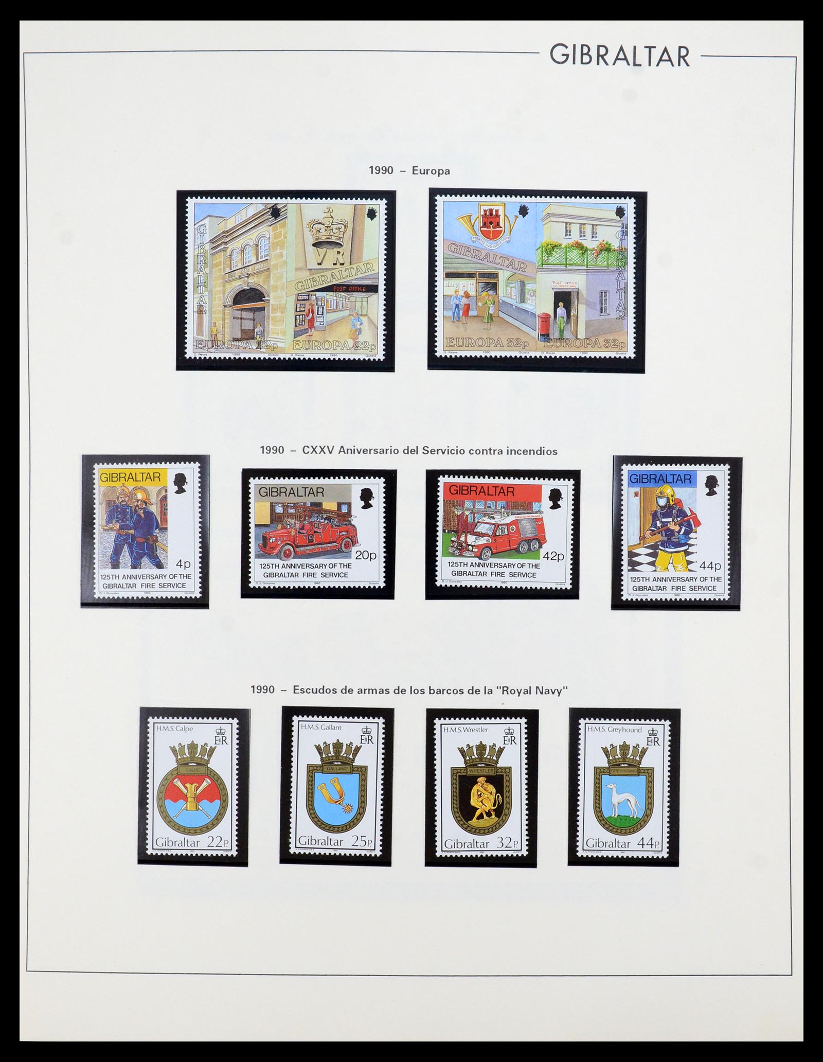 36028 073 - Stamp collection 36028 Gibraltar 1886-2007.
