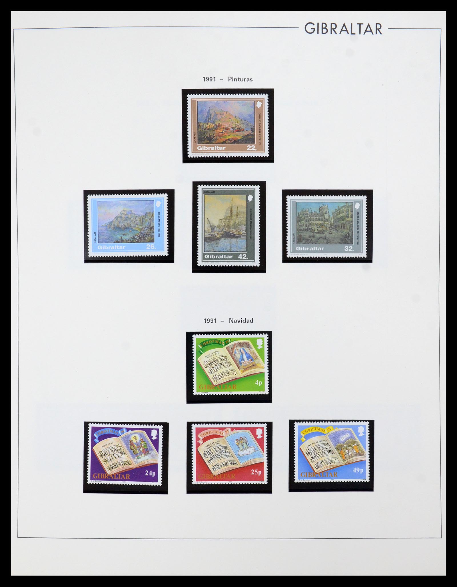 36028 078 - Stamp collection 36028 Gibraltar 1886-2007.