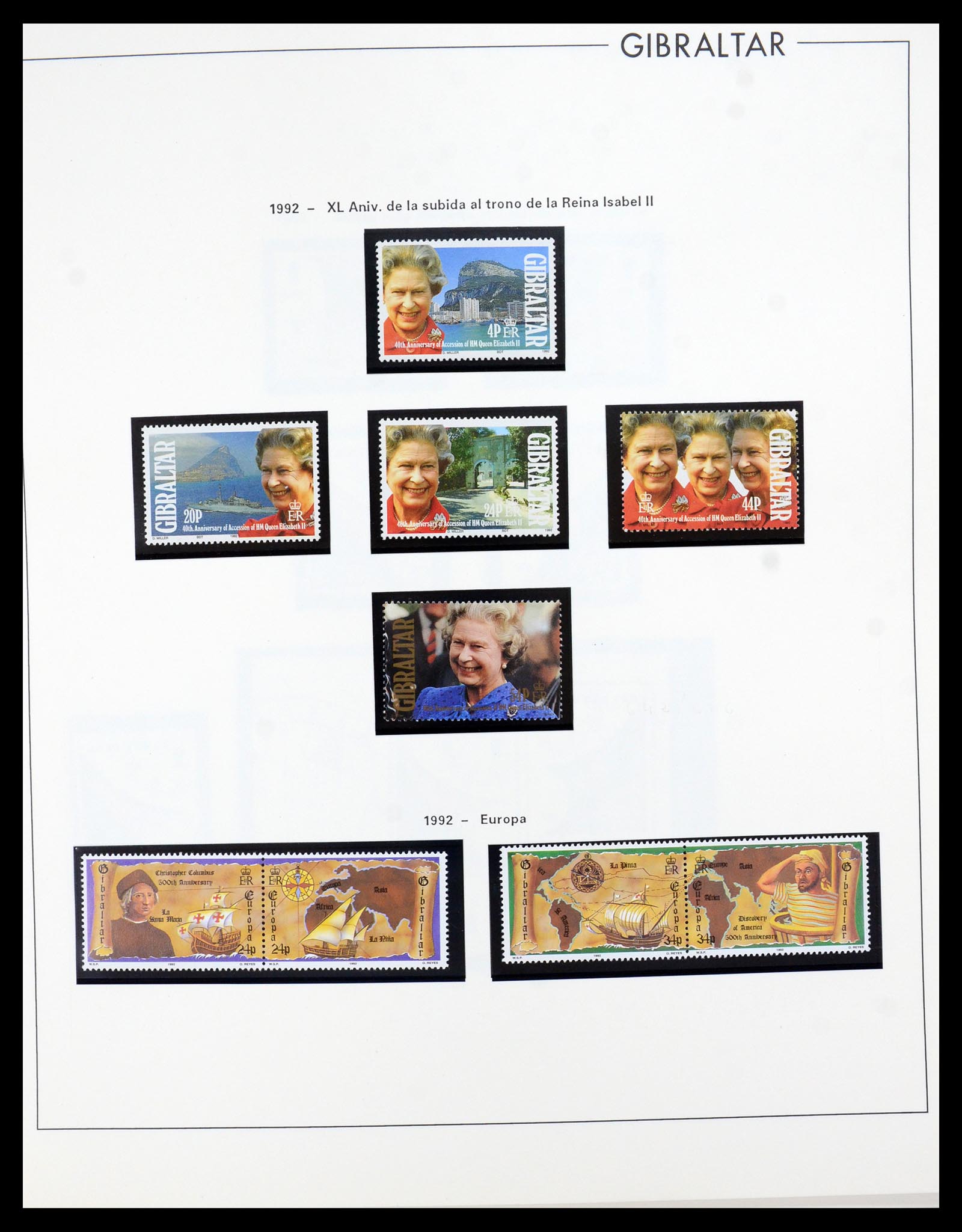 36028 079 - Stamp collection 36028 Gibraltar 1886-2007.