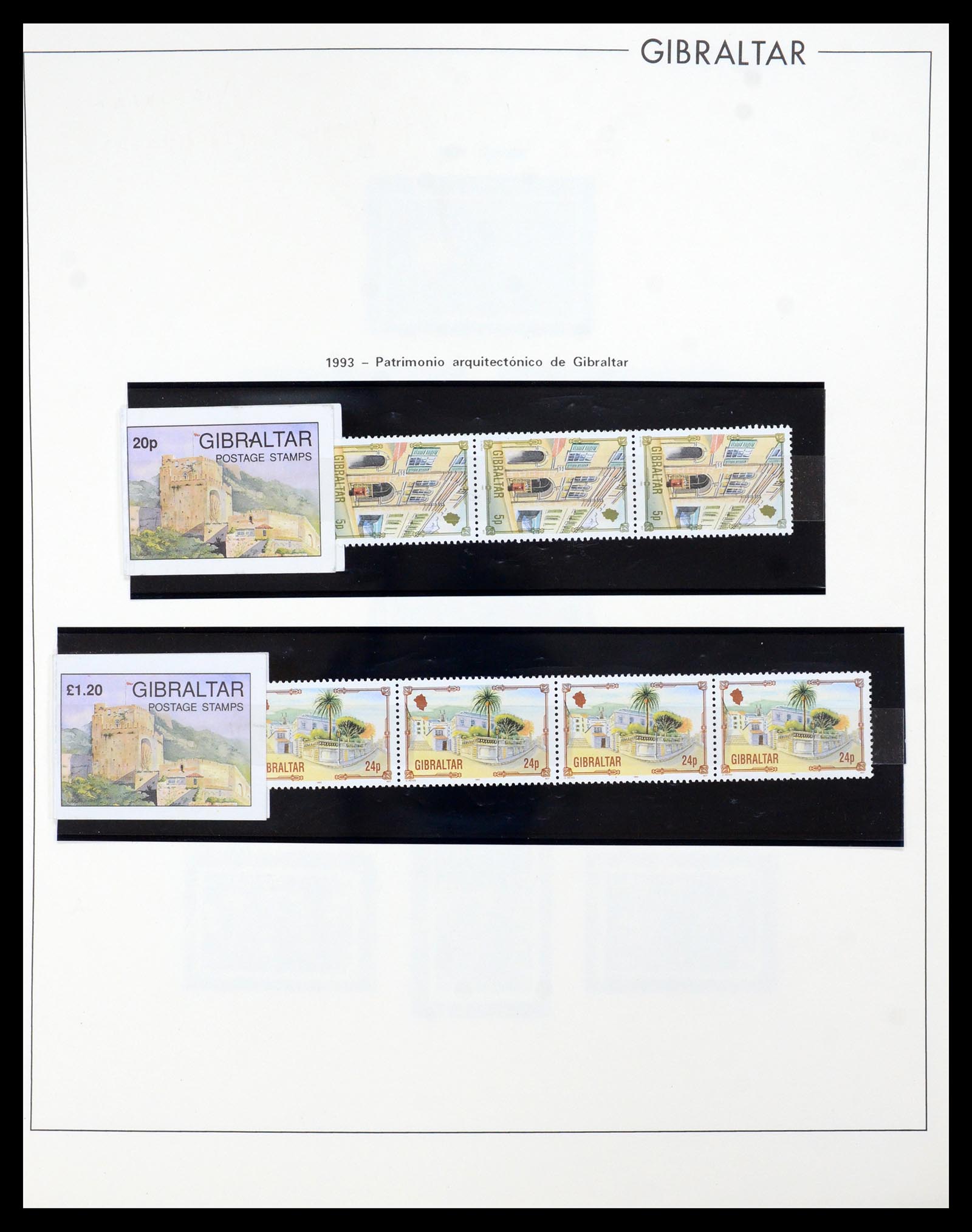 36028 086 - Stamp collection 36028 Gibraltar 1886-2007.
