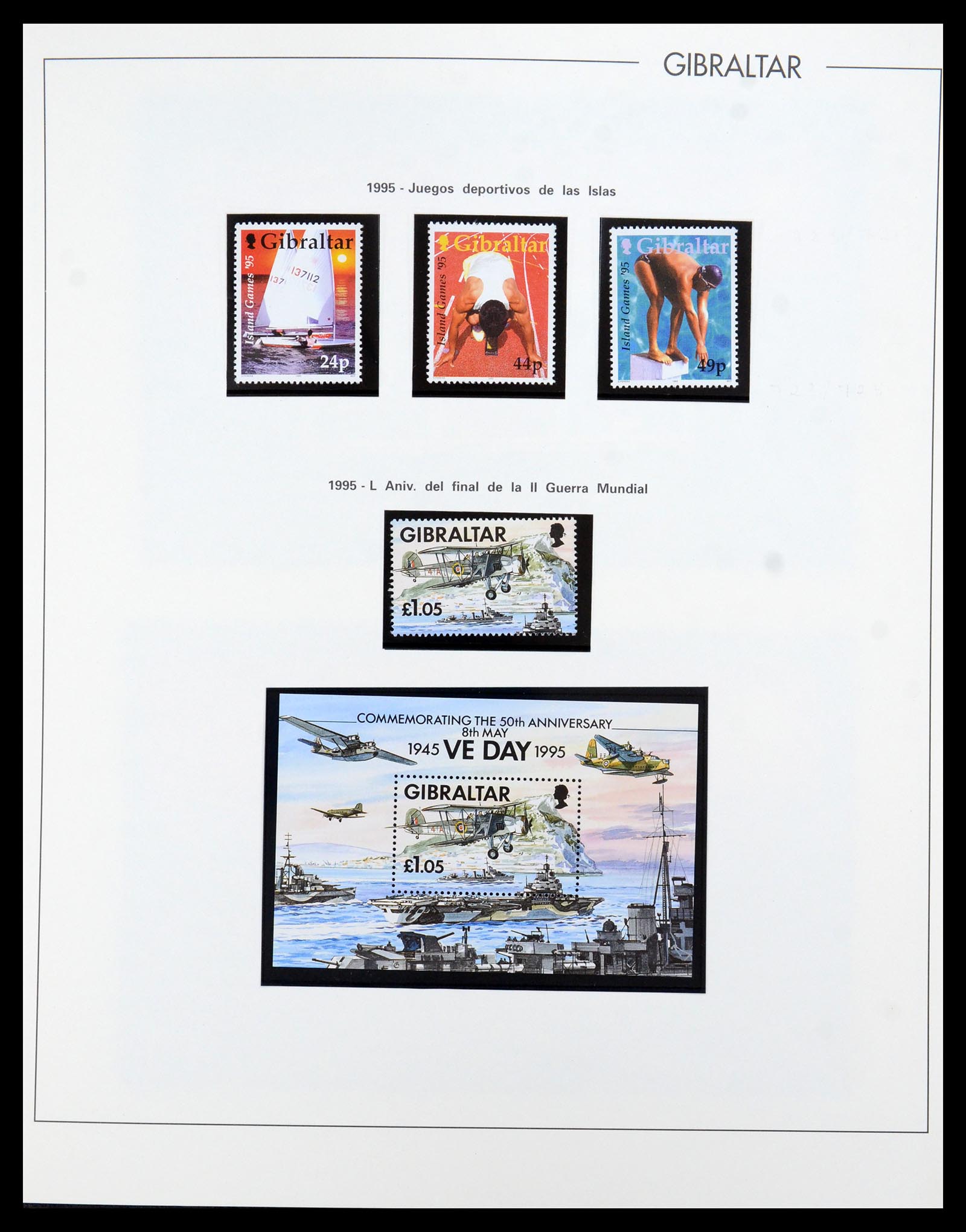 36028 091 - Stamp collection 36028 Gibraltar 1886-2007.