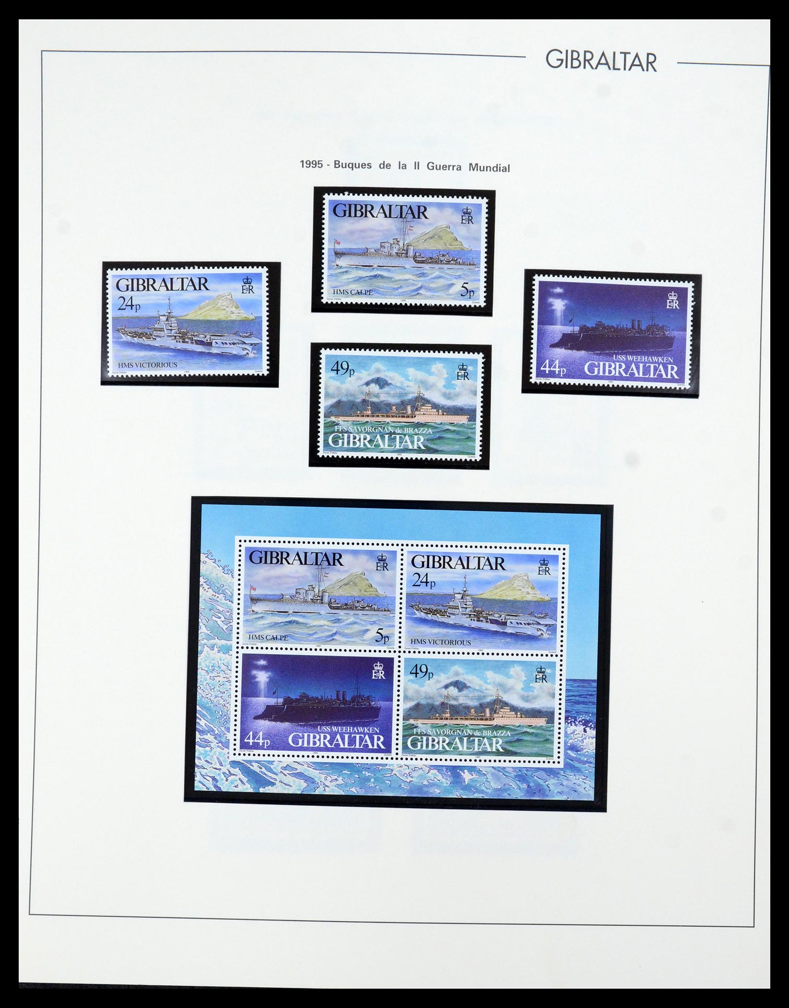 36028 095 - Stamp collection 36028 Gibraltar 1886-2007.