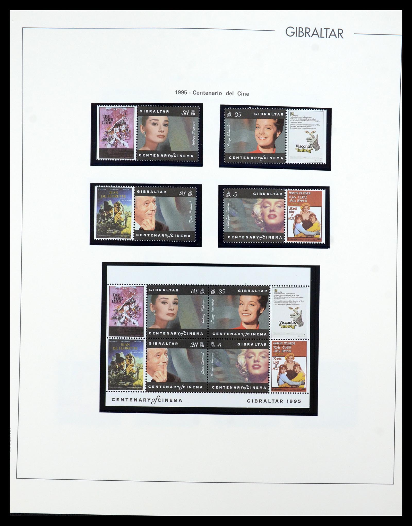 36028 098 - Stamp collection 36028 Gibraltar 1886-2007.