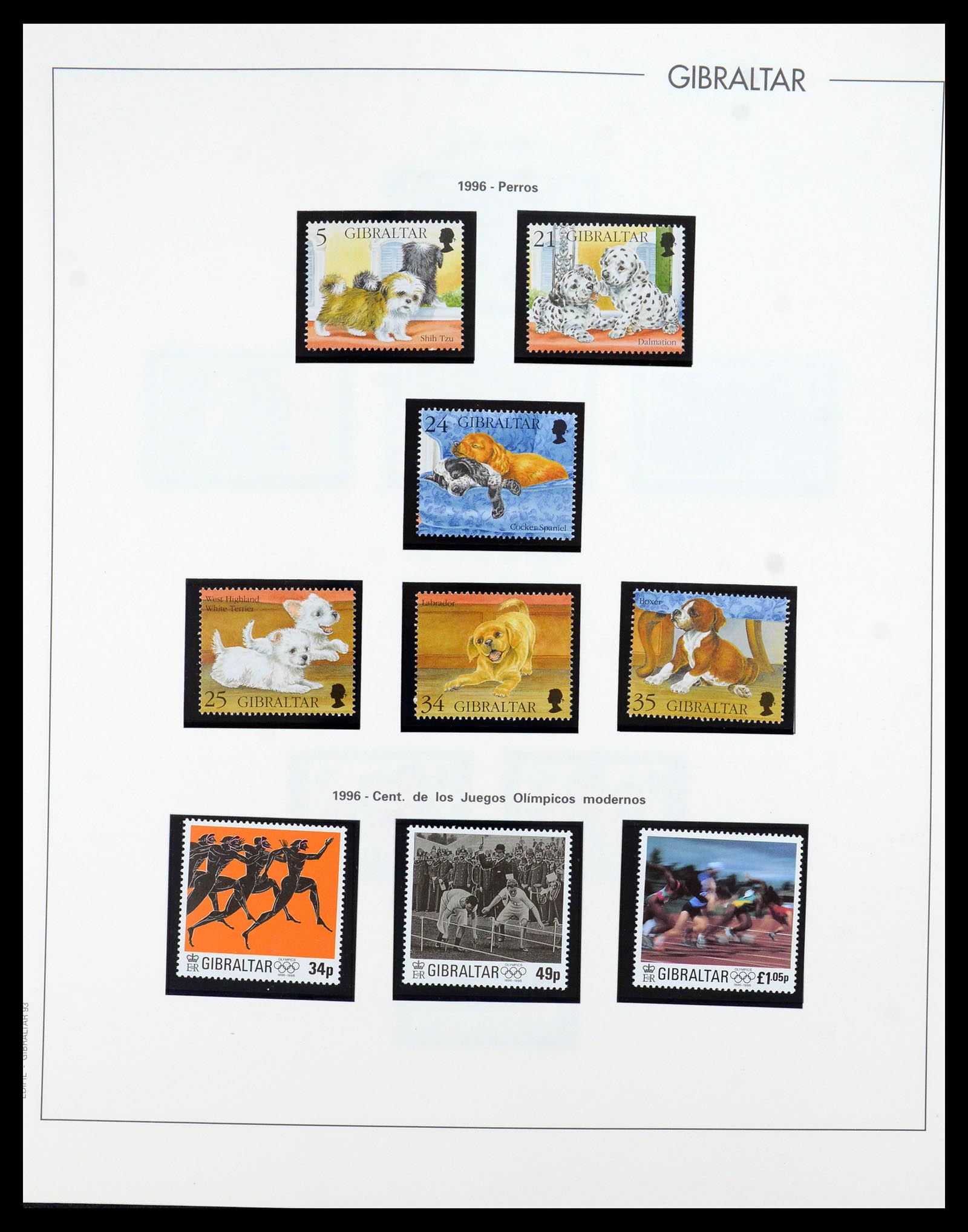 36028 100 - Stamp collection 36028 Gibraltar 1886-2007.
