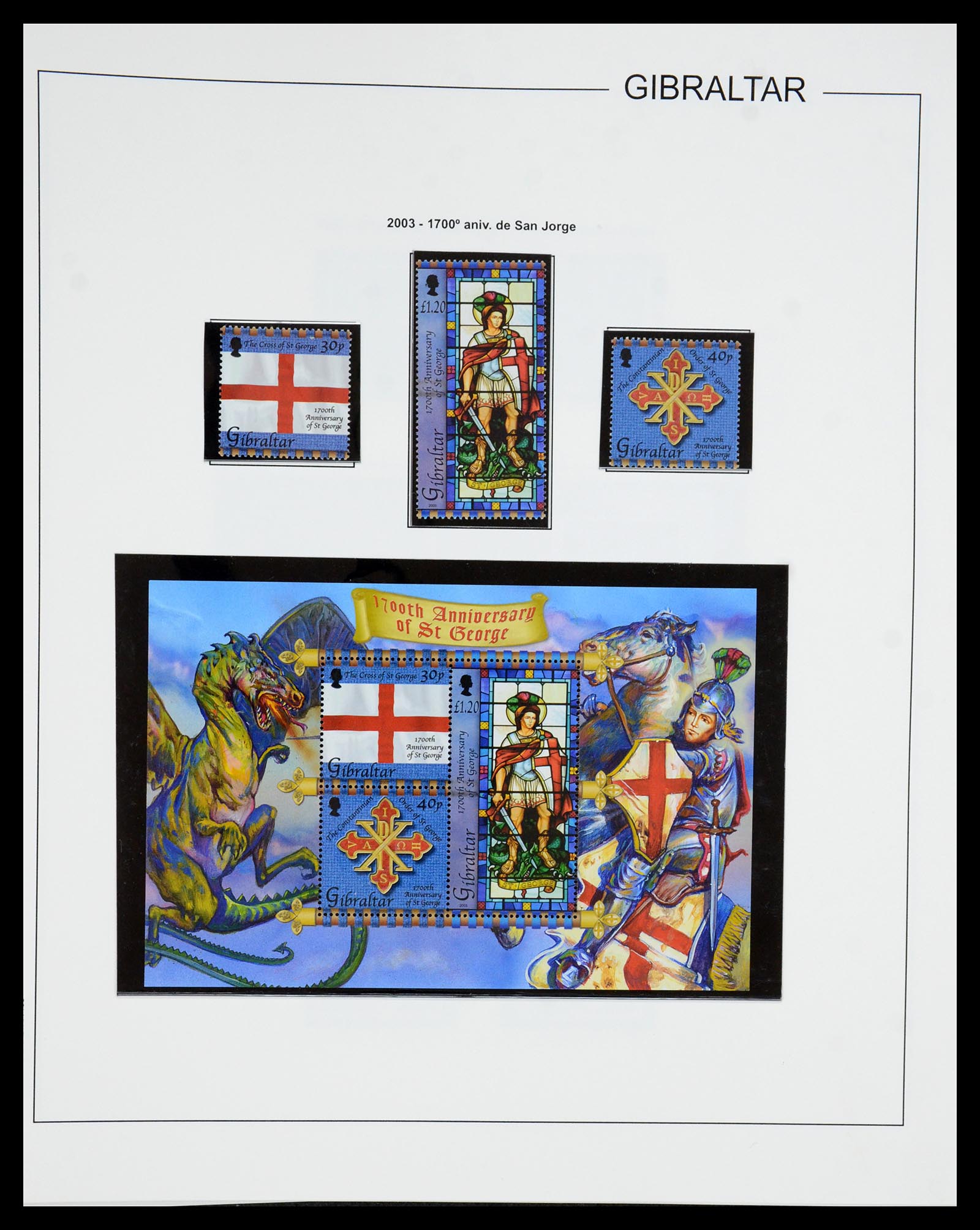 36028 149 - Postzegelverzameling 36028 Gibraltar 1886-2007.