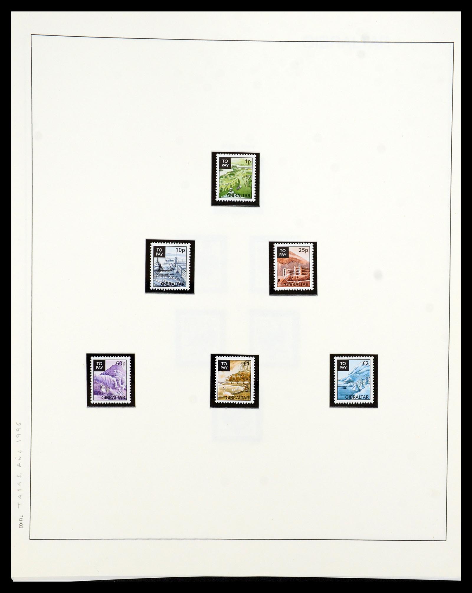 36028 155 - Postzegelverzameling 36028 Gibraltar 1886-2007.