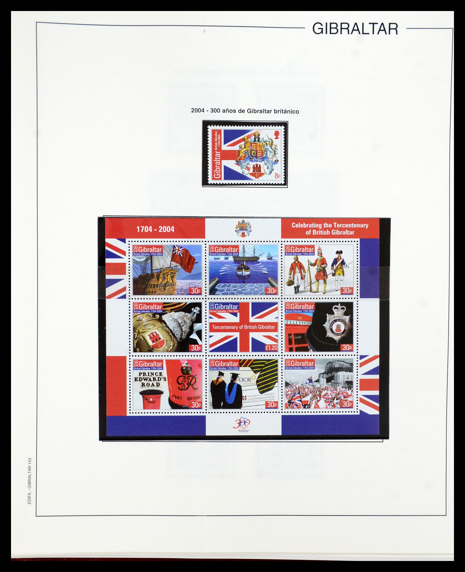 36028 158 - Stamp collection 36028 Gibraltar 1886-2007.