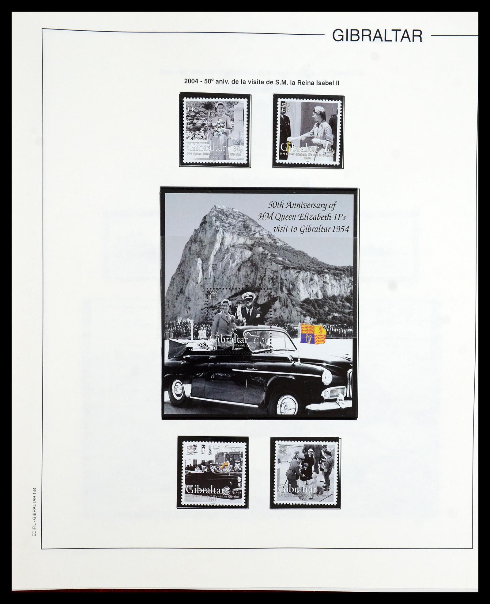 36028 159 - Postzegelverzameling 36028 Gibraltar 1886-2007.