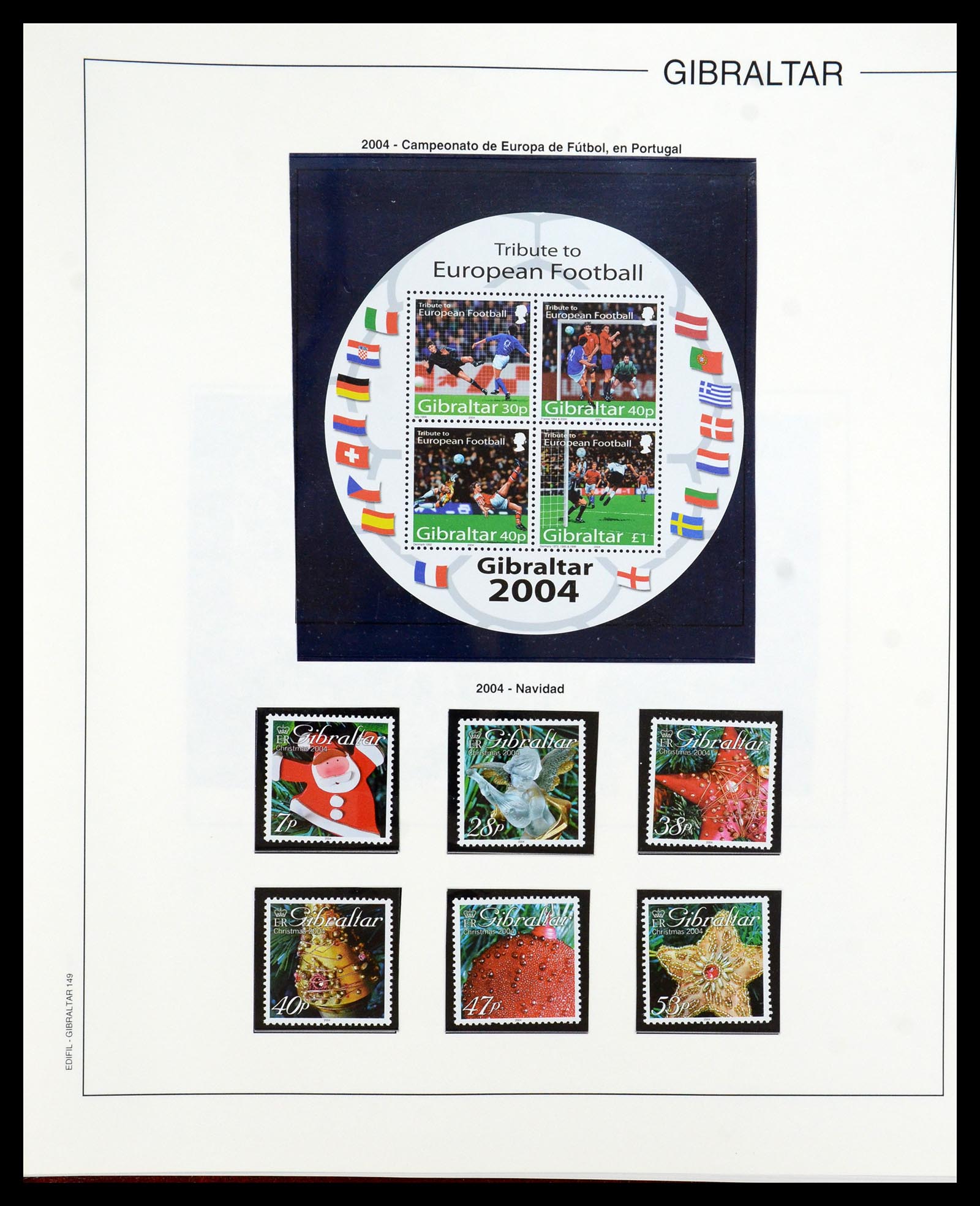 36028 164 - Stamp collection 36028 Gibraltar 1886-2007.