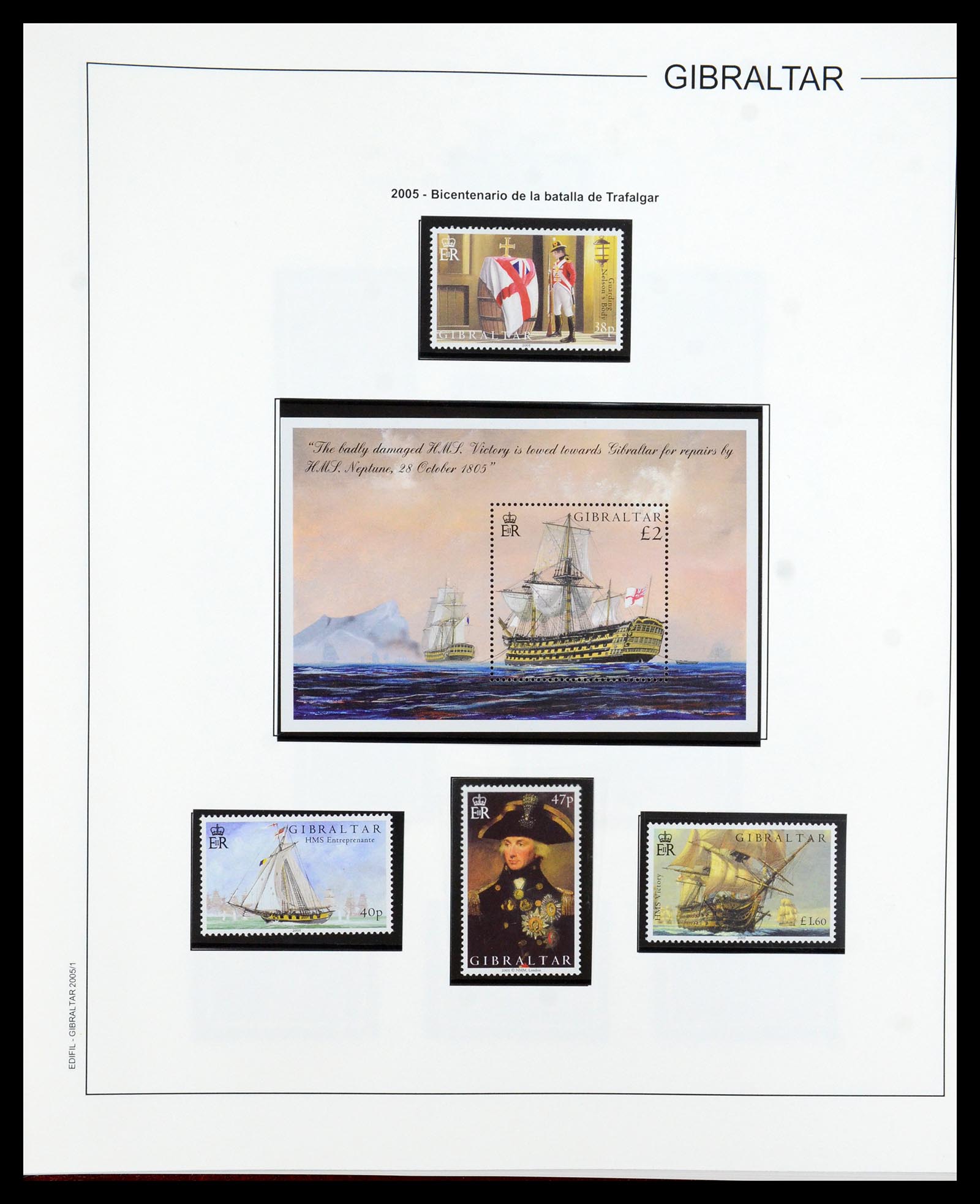36028 166 - Stamp collection 36028 Gibraltar 1886-2007.