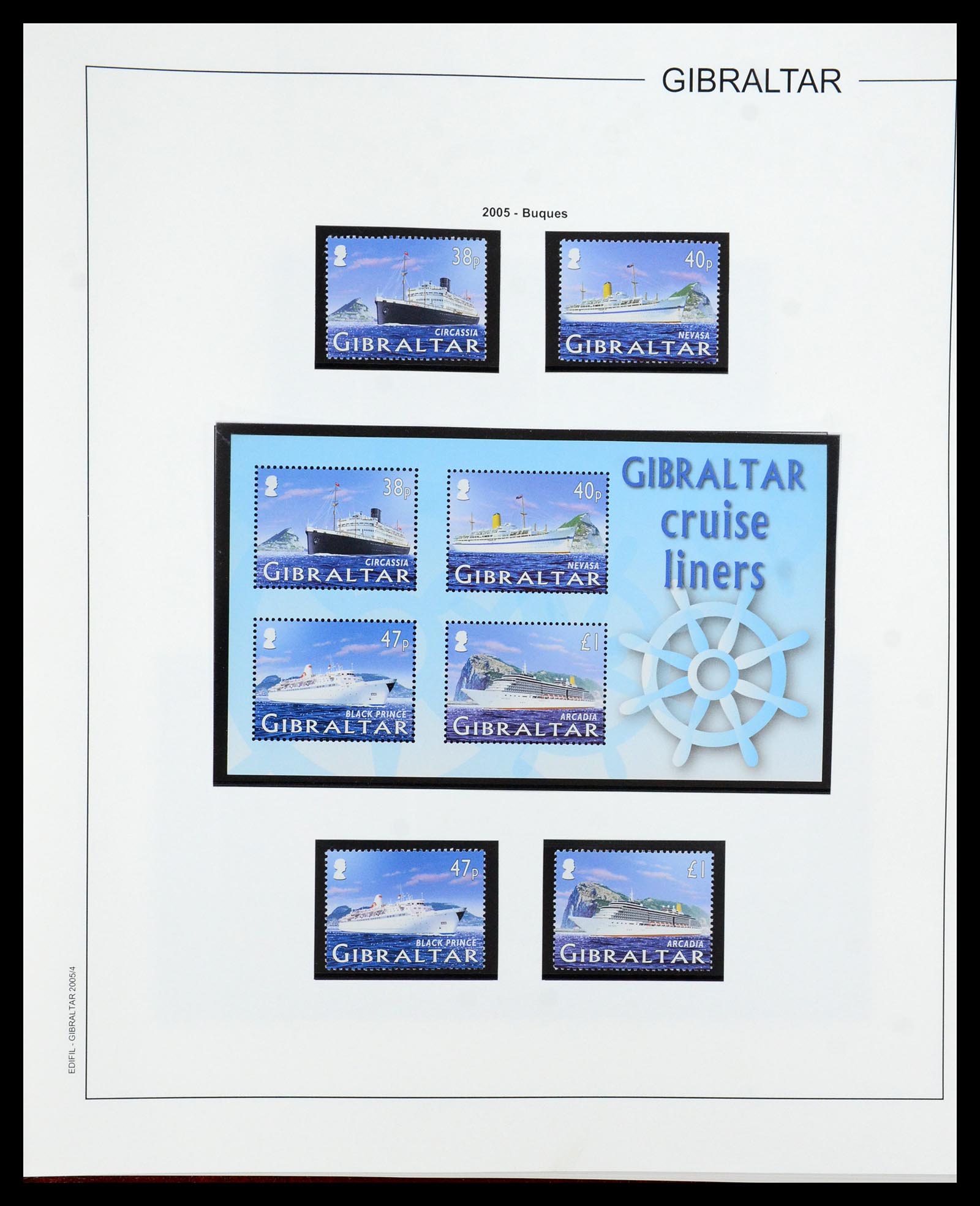 36028 169 - Stamp collection 36028 Gibraltar 1886-2007.