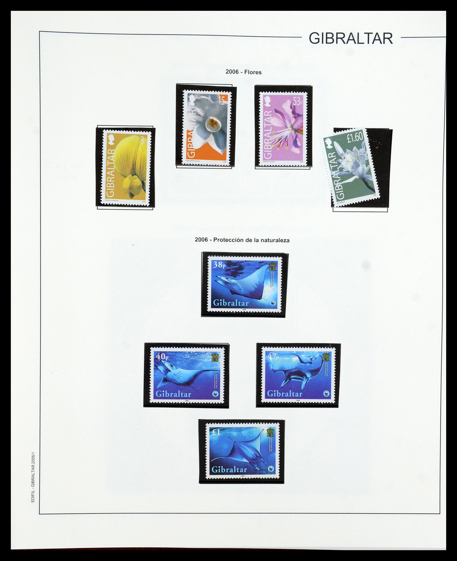 36028 172 - Stamp collection 36028 Gibraltar 1886-2007.