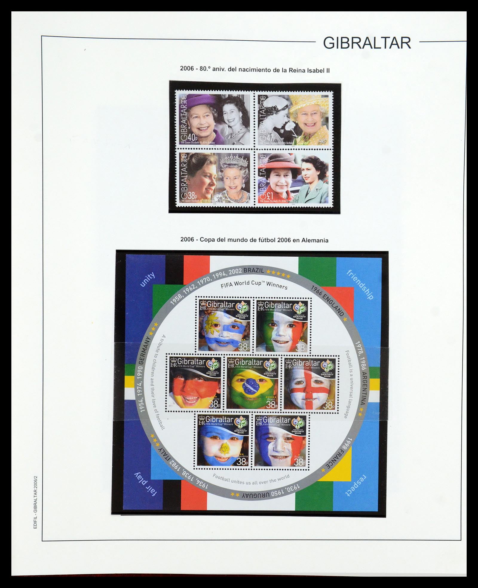36028 173 - Stamp collection 36028 Gibraltar 1886-2007.
