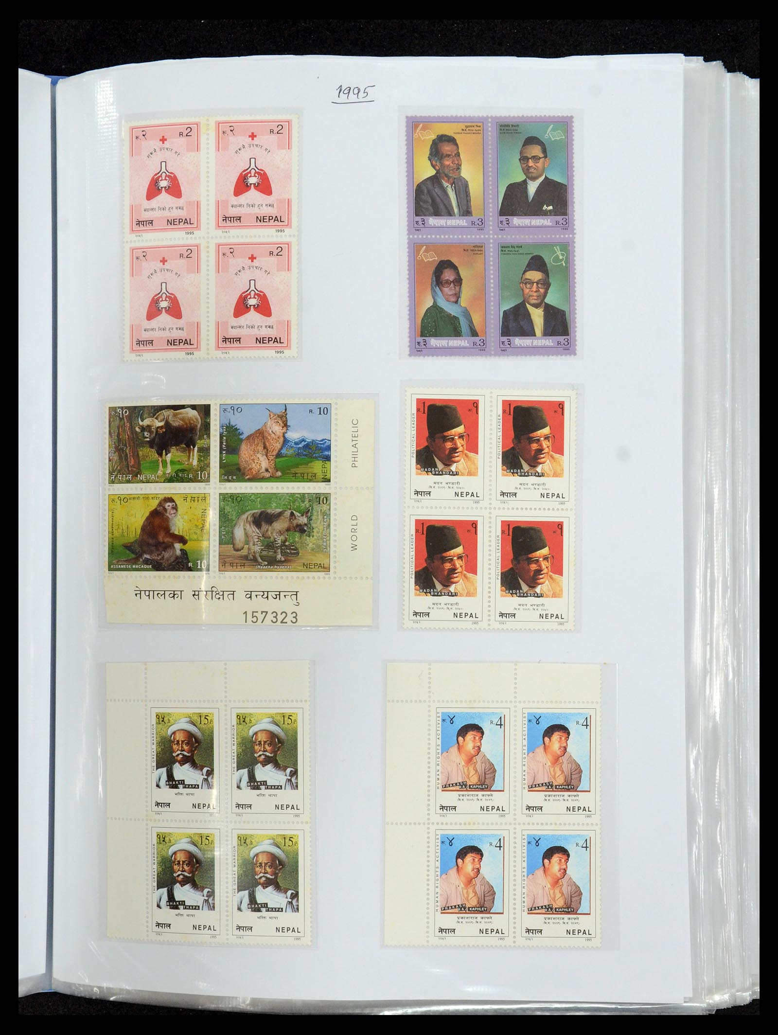 36038 093 - Postzegelverzameling 36038 Nepal 1899-2020!
