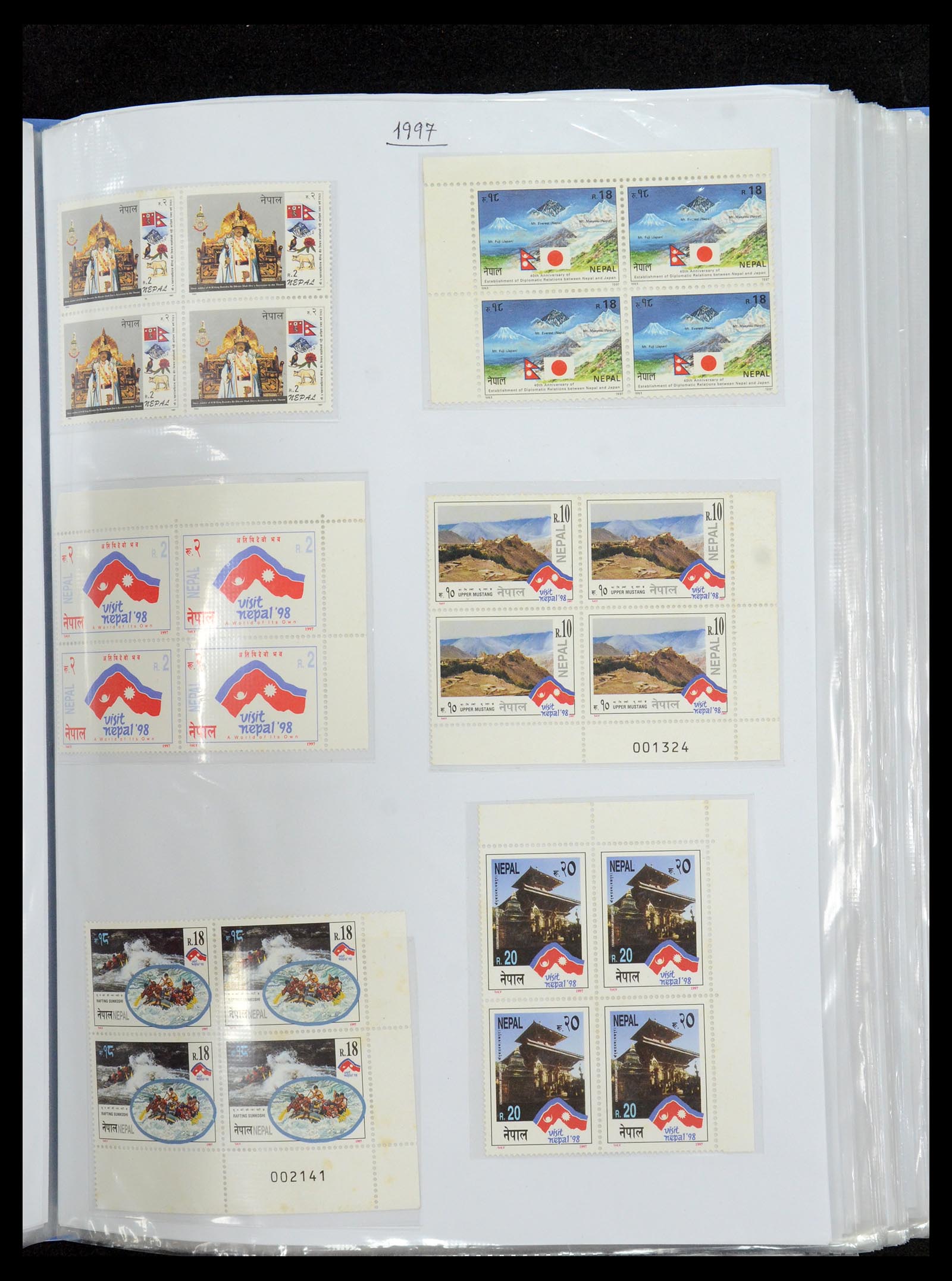 36038 099 - Postzegelverzameling 36038 Nepal 1899-2020!