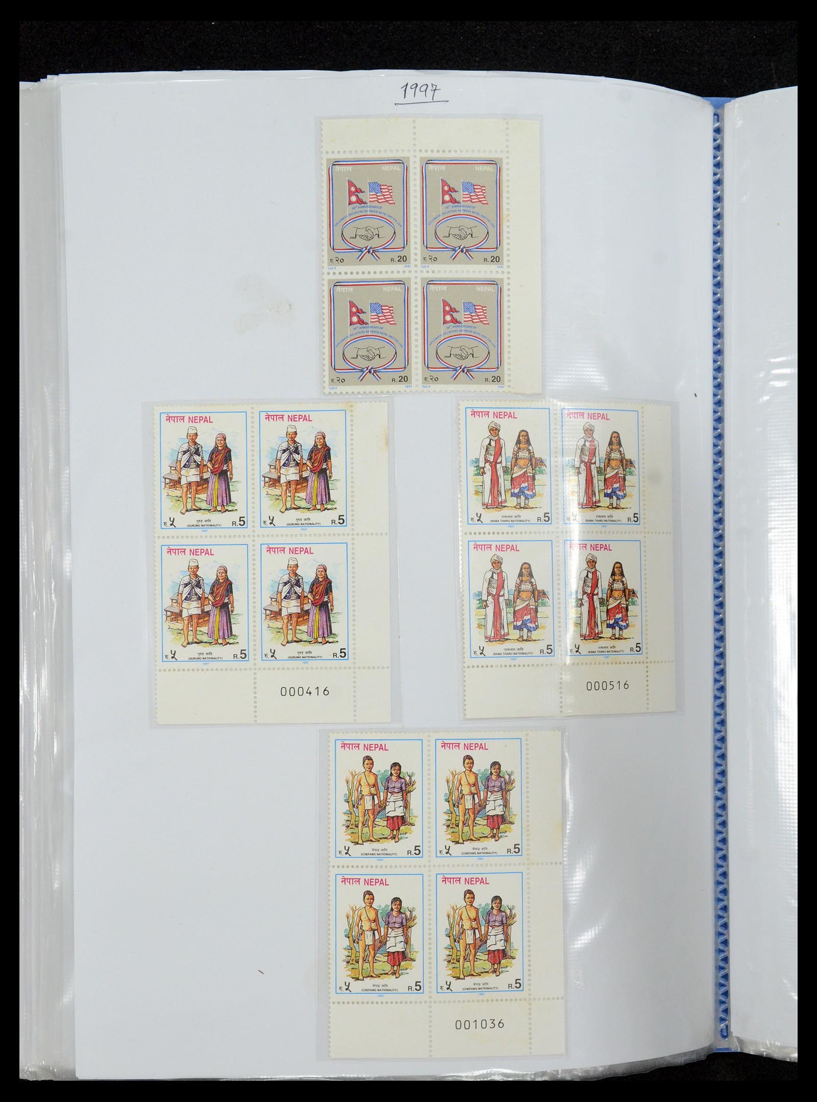 36038 100 - Postzegelverzameling 36038 Nepal 1899-2020!