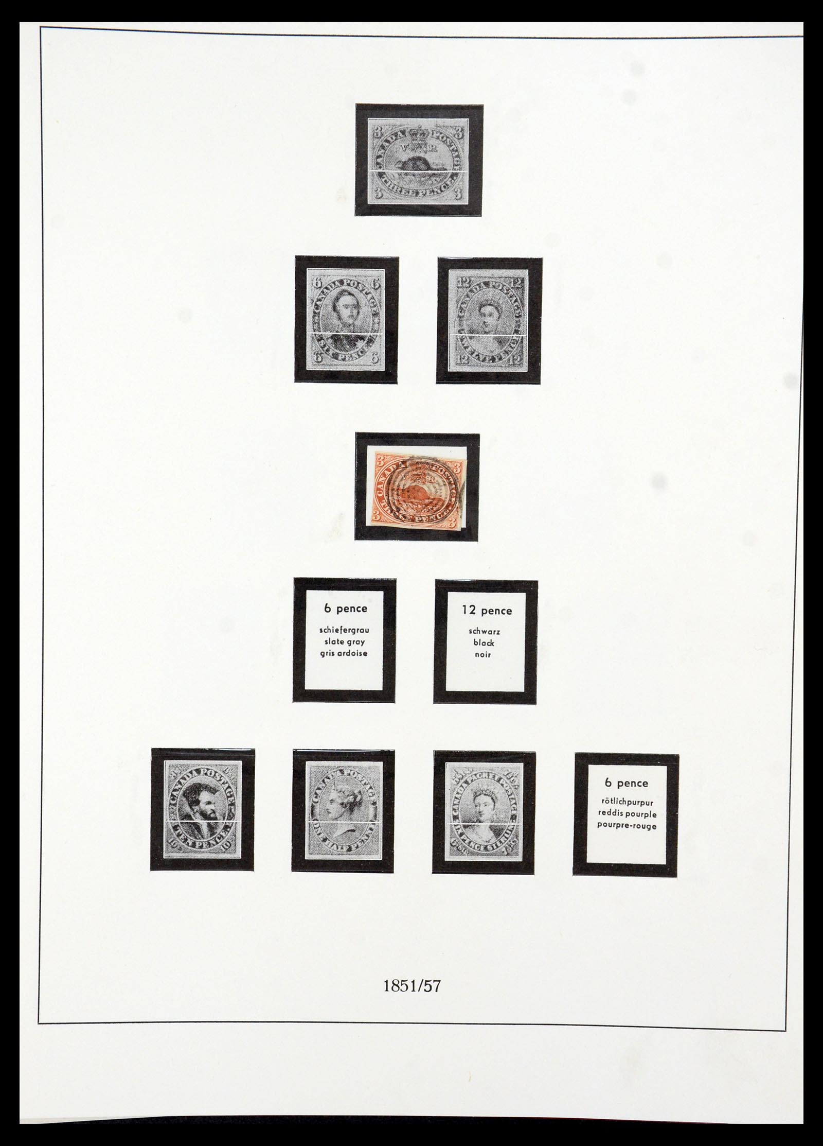 36039 001 - Postzegelverzameling 36039 Canada 1851-1971.