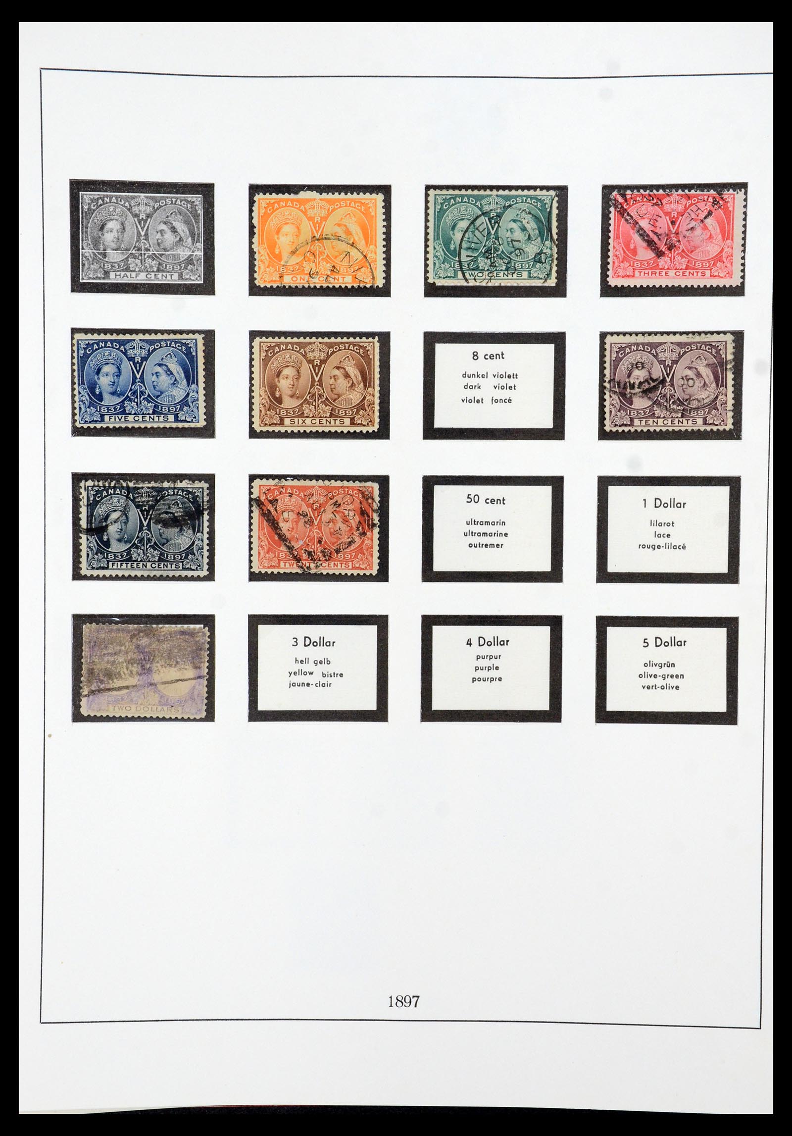 36039 005 - Postzegelverzameling 36039 Canada 1851-1971.