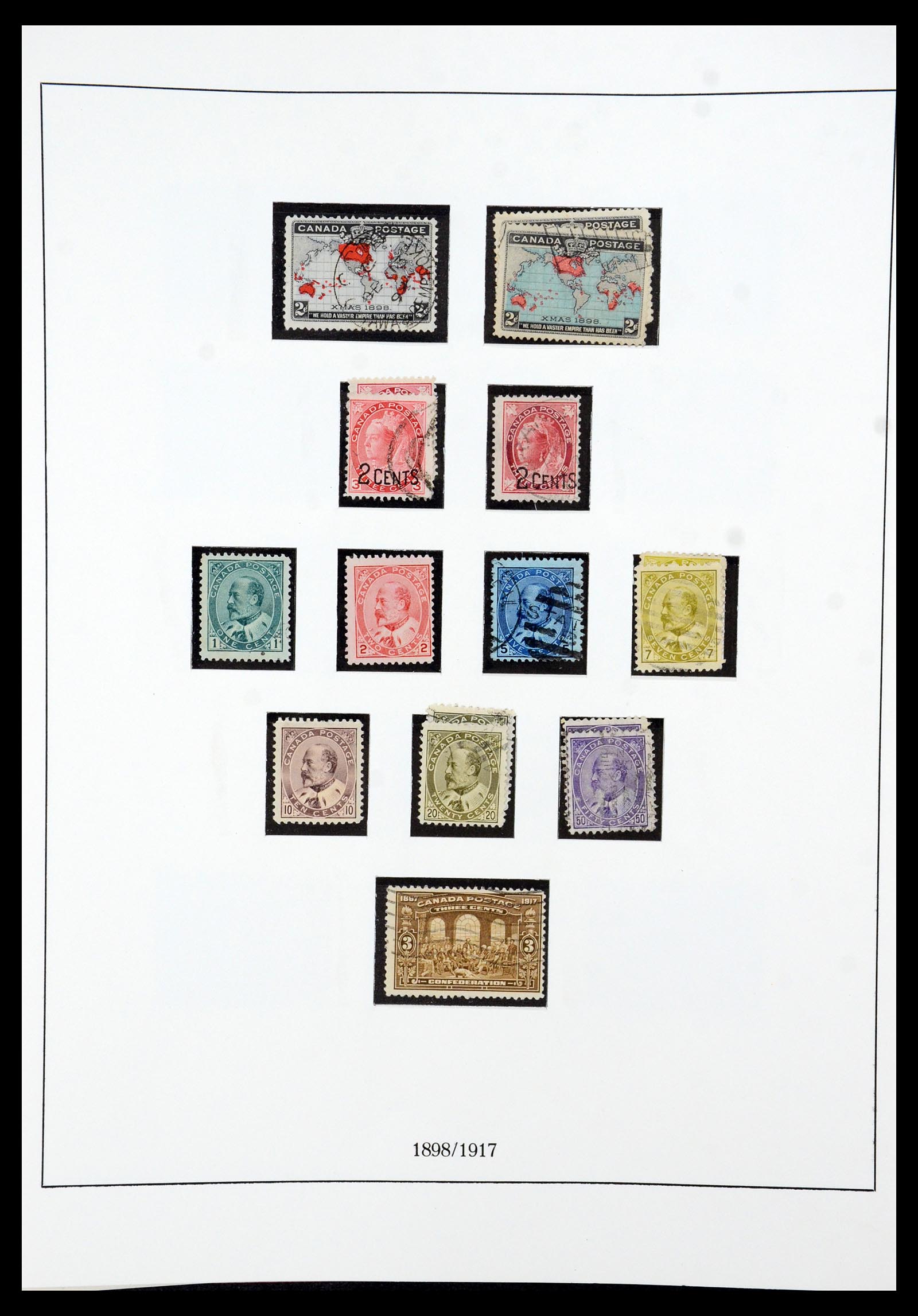 36039 007 - Postzegelverzameling 36039 Canada 1851-1971.