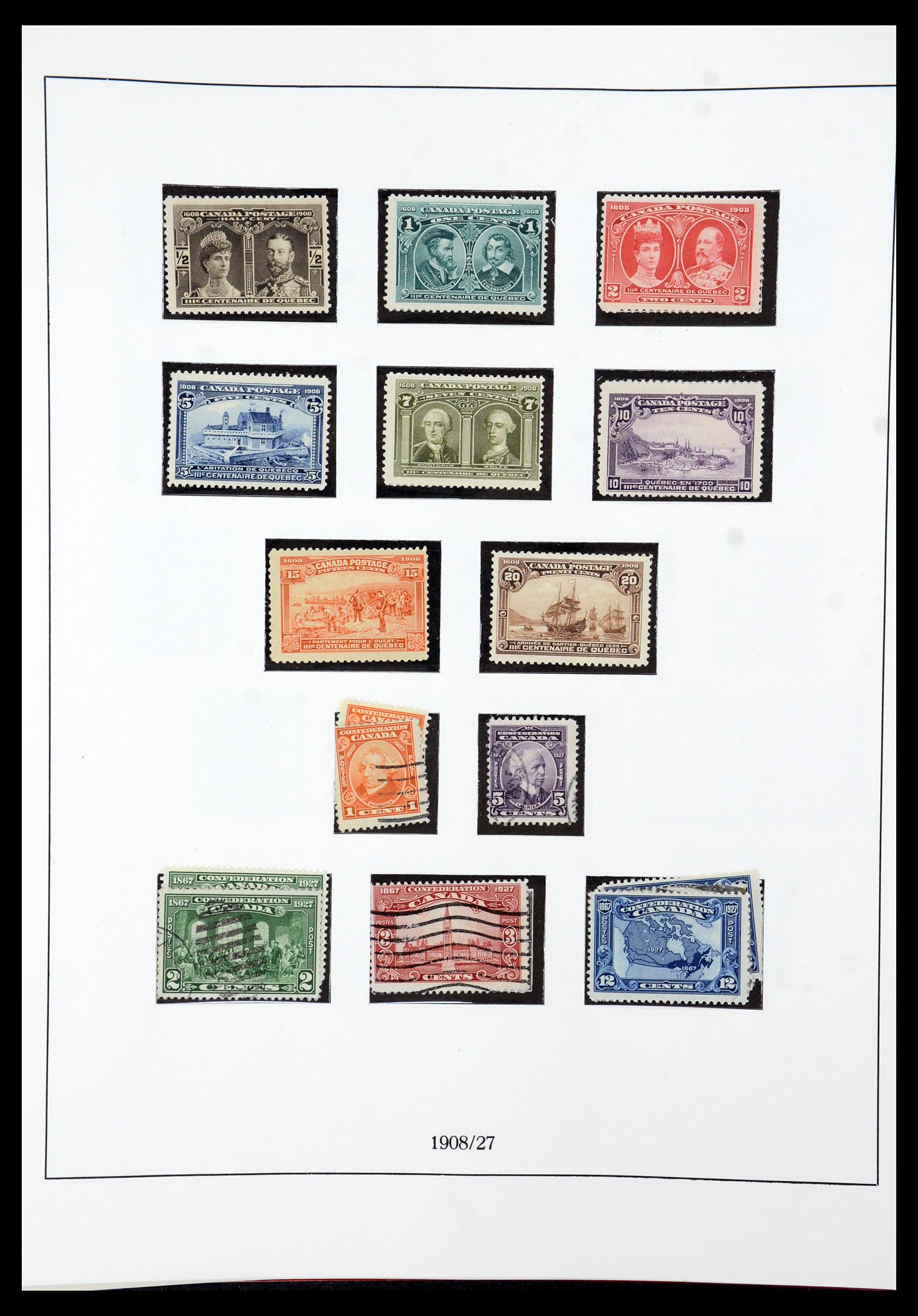 36039 008 - Postzegelverzameling 36039 Canada 1851-1971.