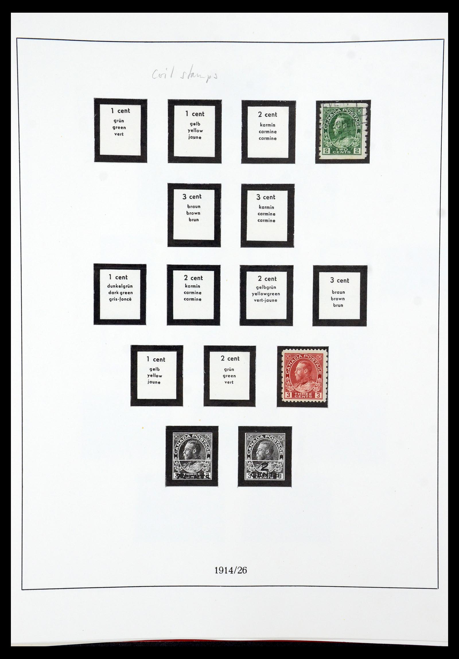 36039 010 - Postzegelverzameling 36039 Canada 1851-1971.