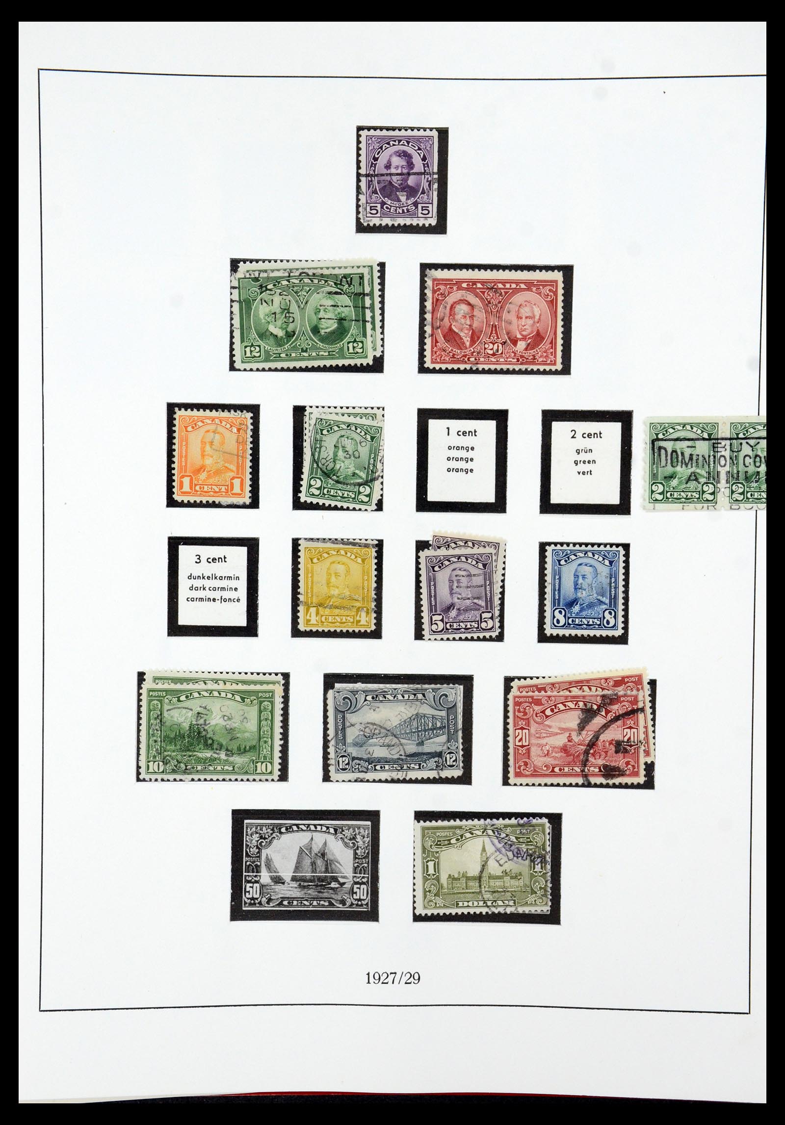 36039 011 - Postzegelverzameling 36039 Canada 1851-1971.
