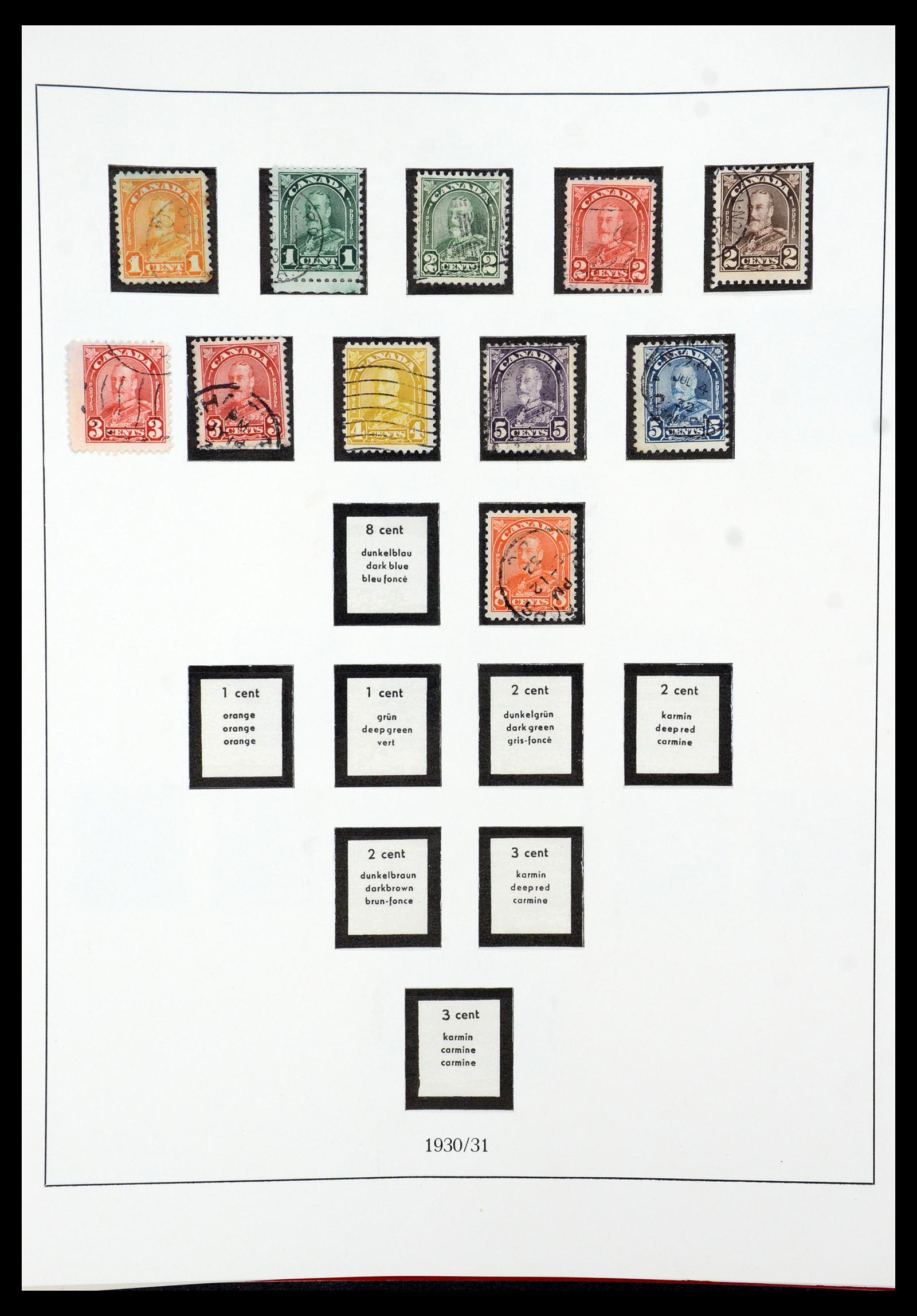 36039 012 - Postzegelverzameling 36039 Canada 1851-1971.