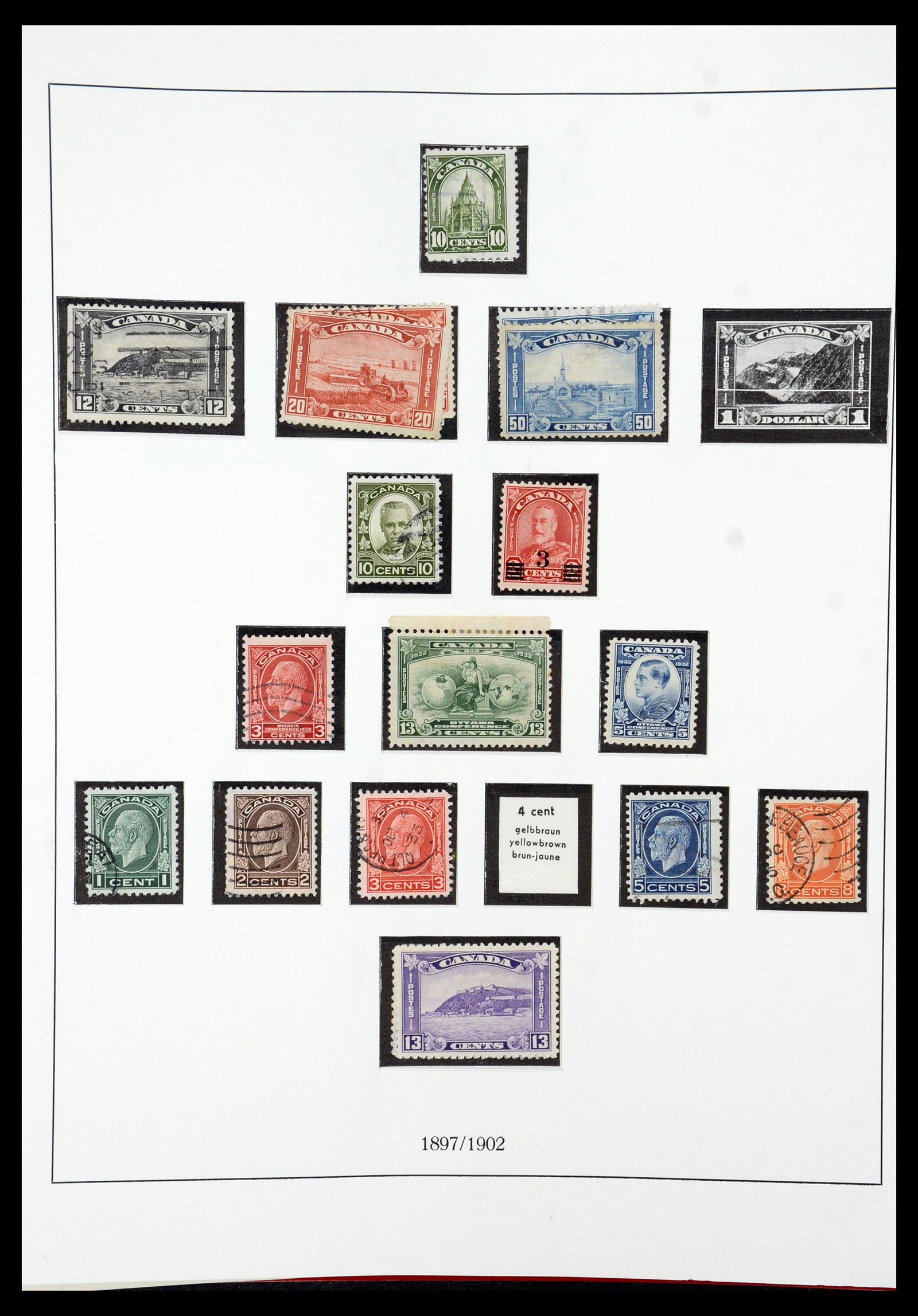 36039 013 - Postzegelverzameling 36039 Canada 1851-1971.