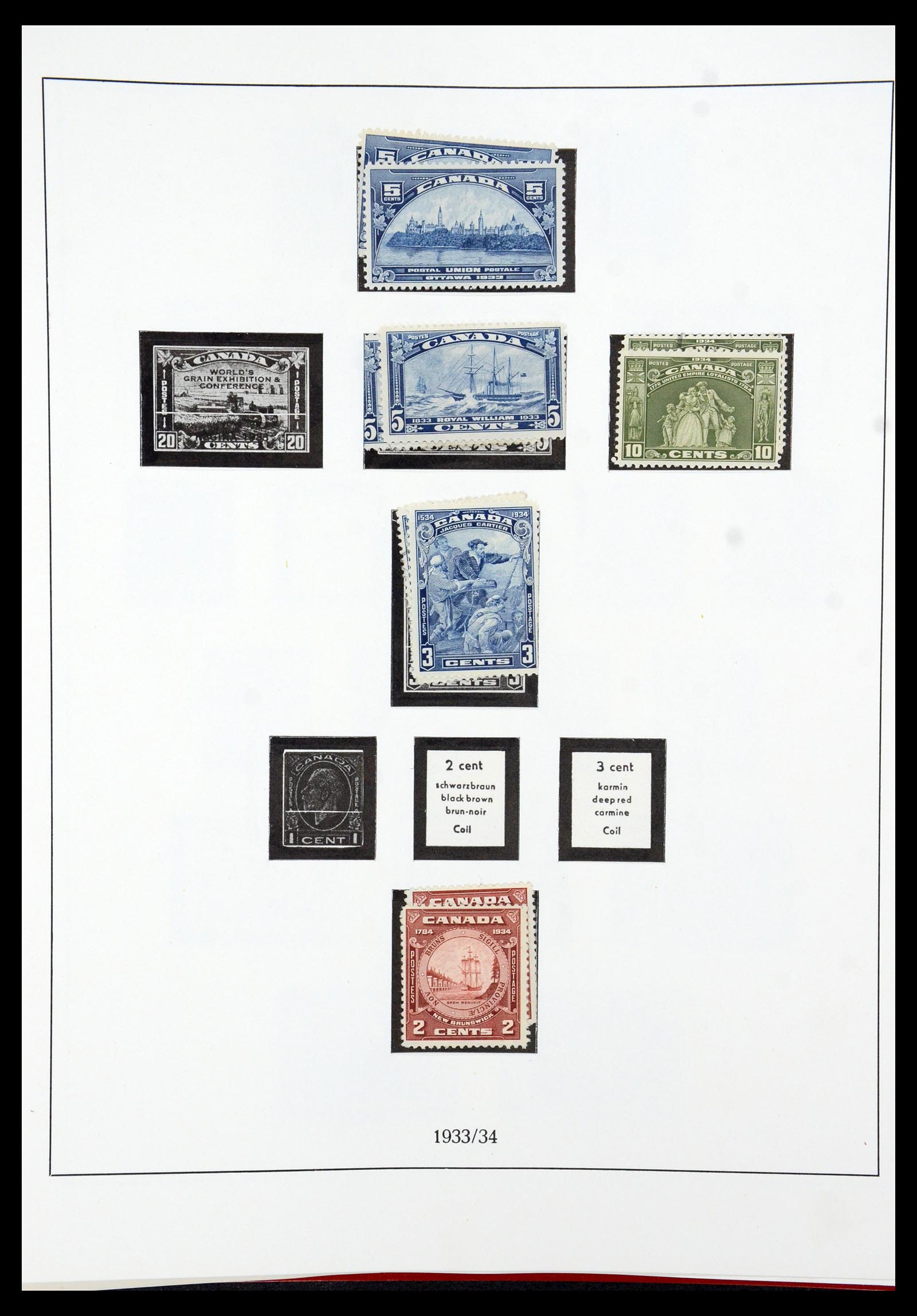 36039 014 - Postzegelverzameling 36039 Canada 1851-1971.