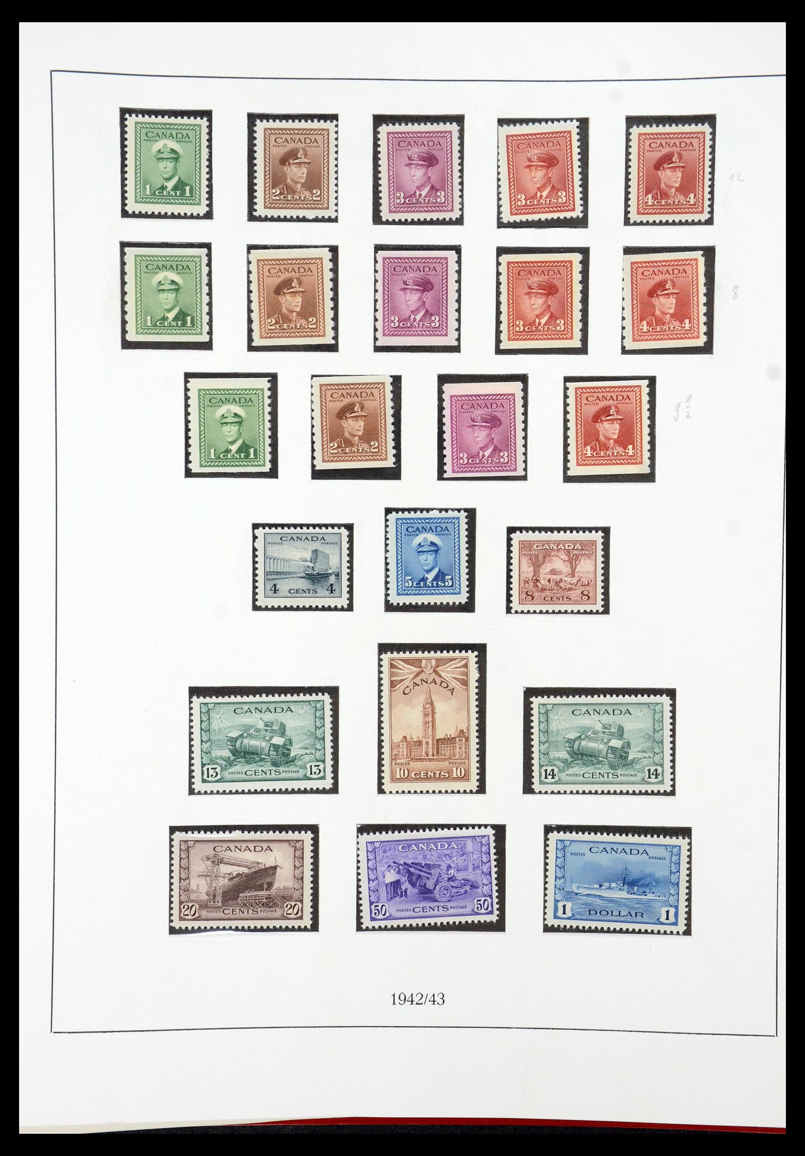 36039 017 - Postzegelverzameling 36039 Canada 1851-1971.
