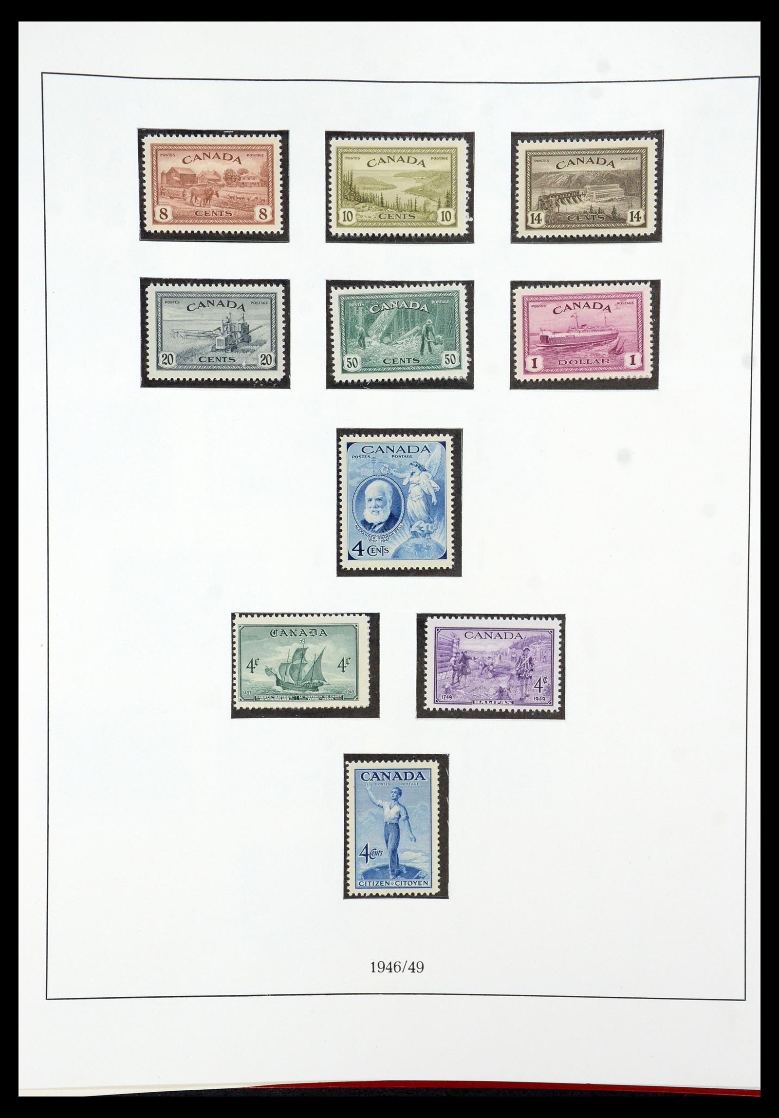 36039 020 - Postzegelverzameling 36039 Canada 1851-1971.
